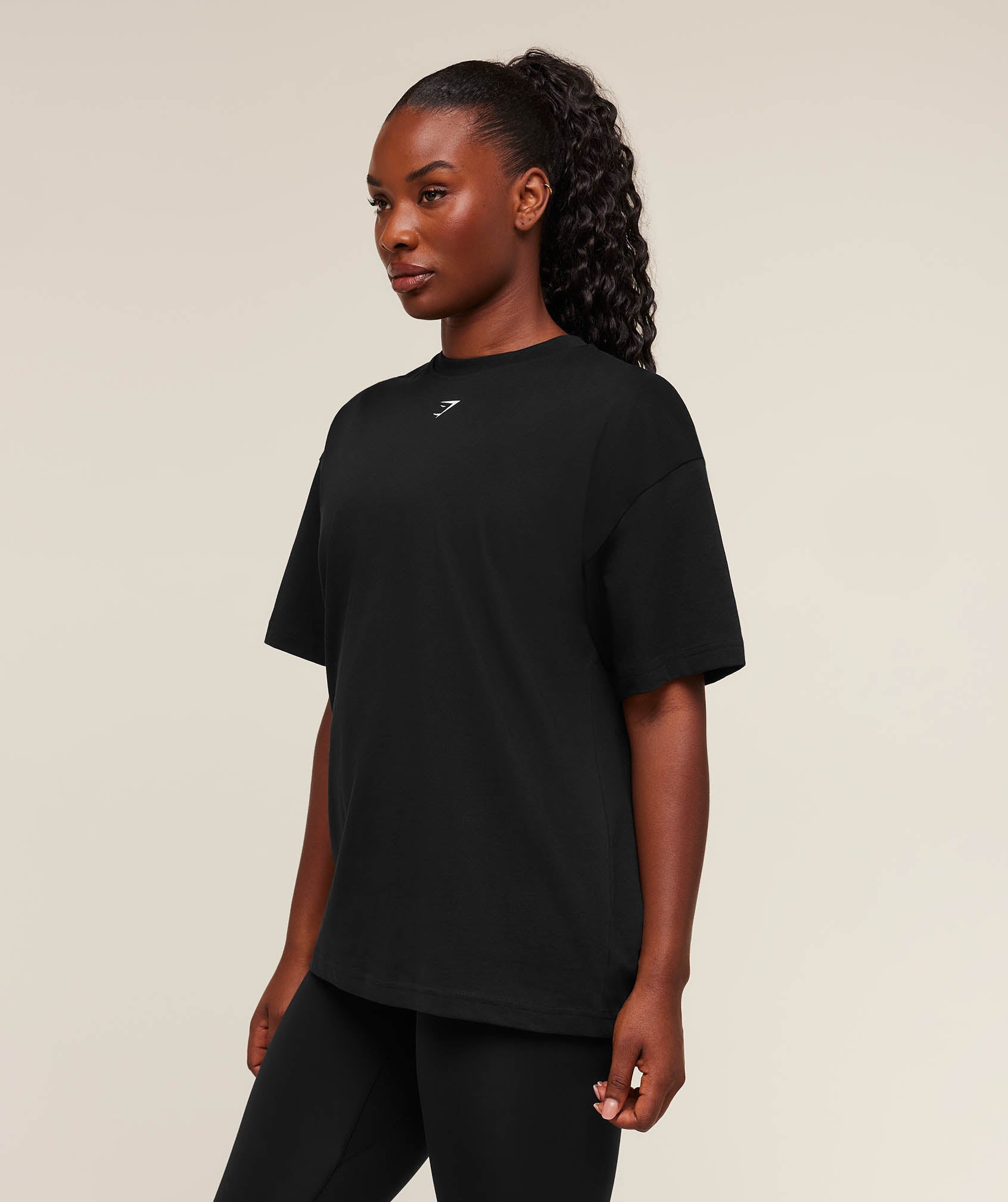 Gymshark Panther Graphic T-Shirt - GS Black