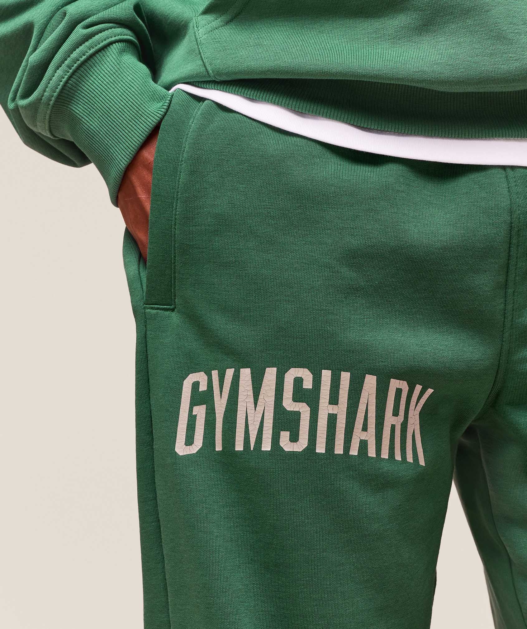 Gymshark Worn Graphic Jogger - Lift Green