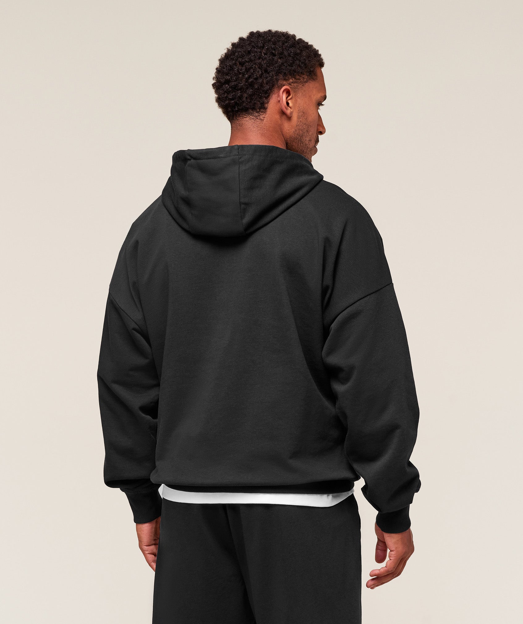 Gymshark Worn Graphic Hoodie - Black