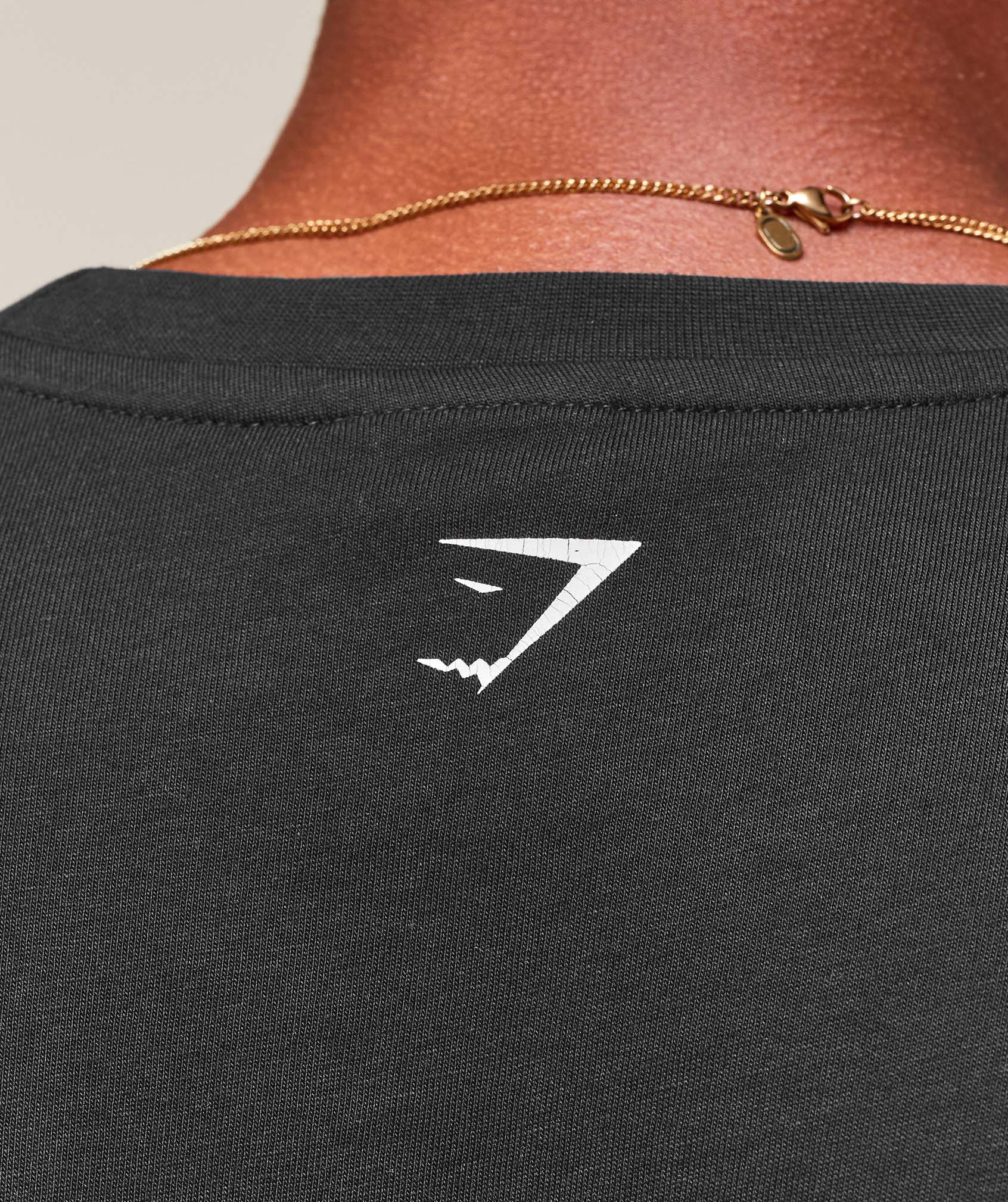 Gymshark Worn Graphic T-Shirt - Black