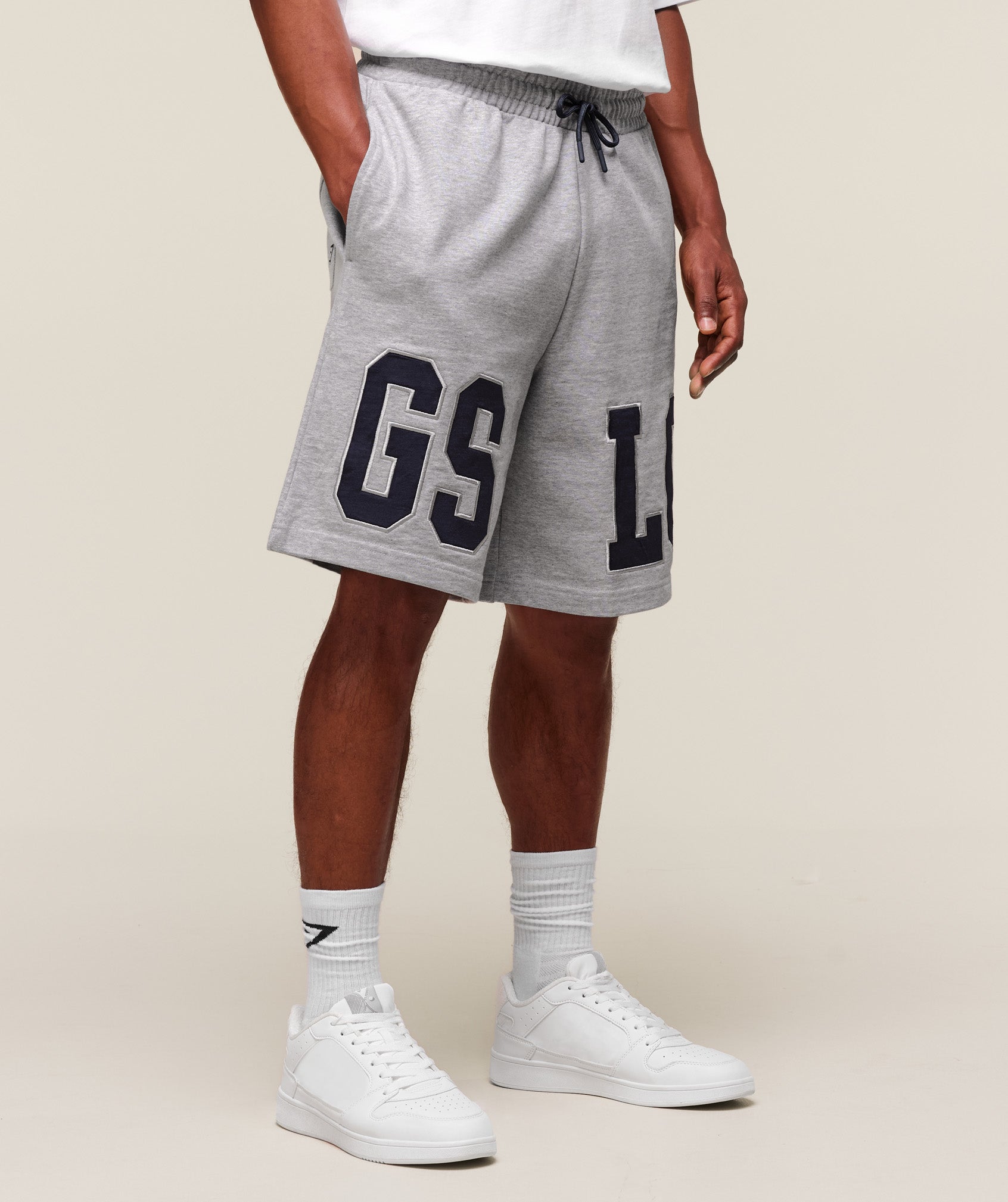 Gymshark GSLC 9" Short - Light Grey Core Marl