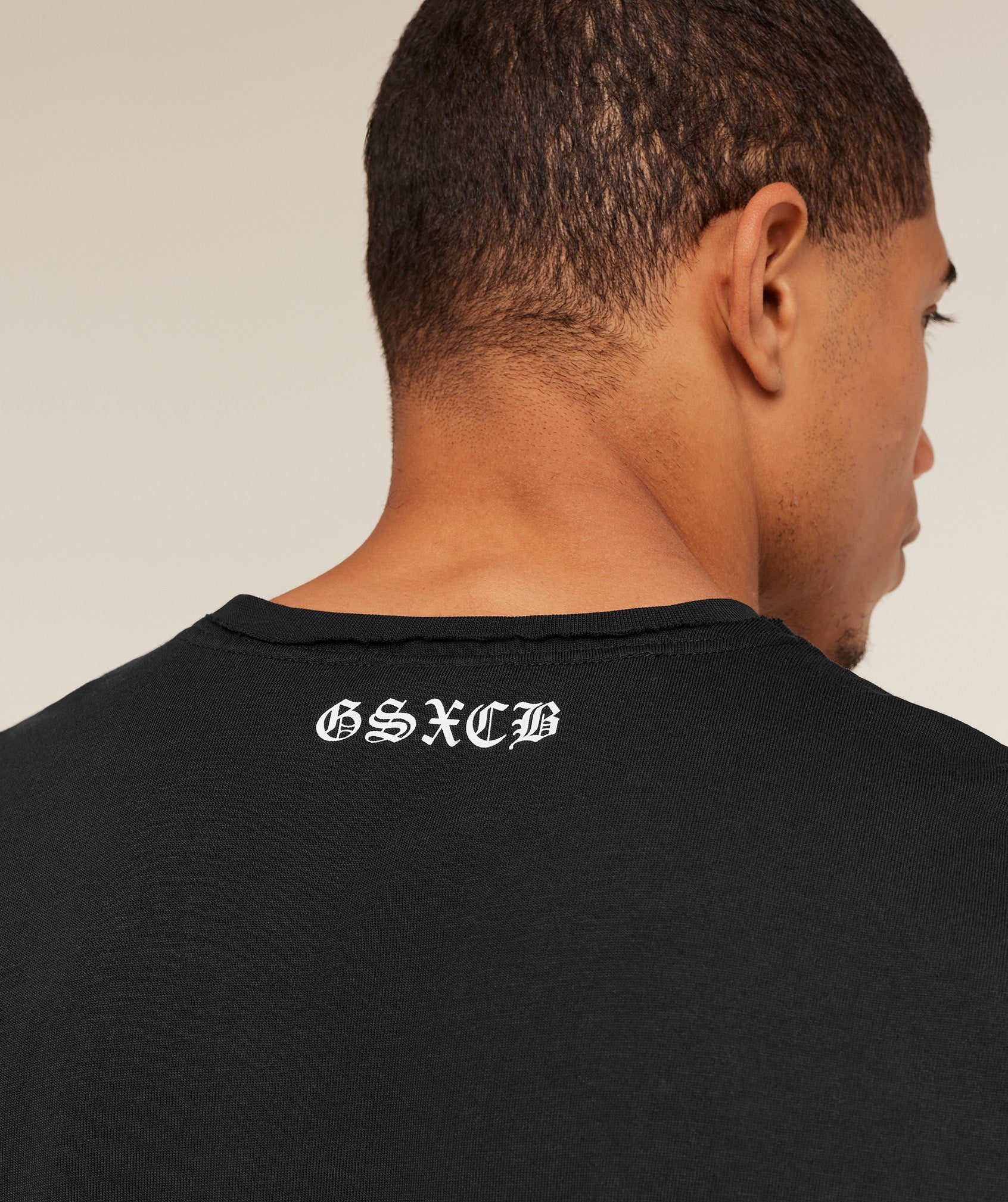 Gymshark x Carlos Belcast Cut off Tee - GS Black
