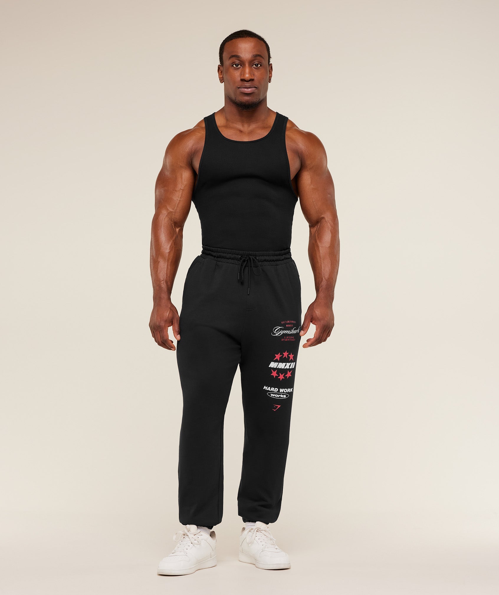 Gymshark Global Lifting Graphic Pant - GS Black