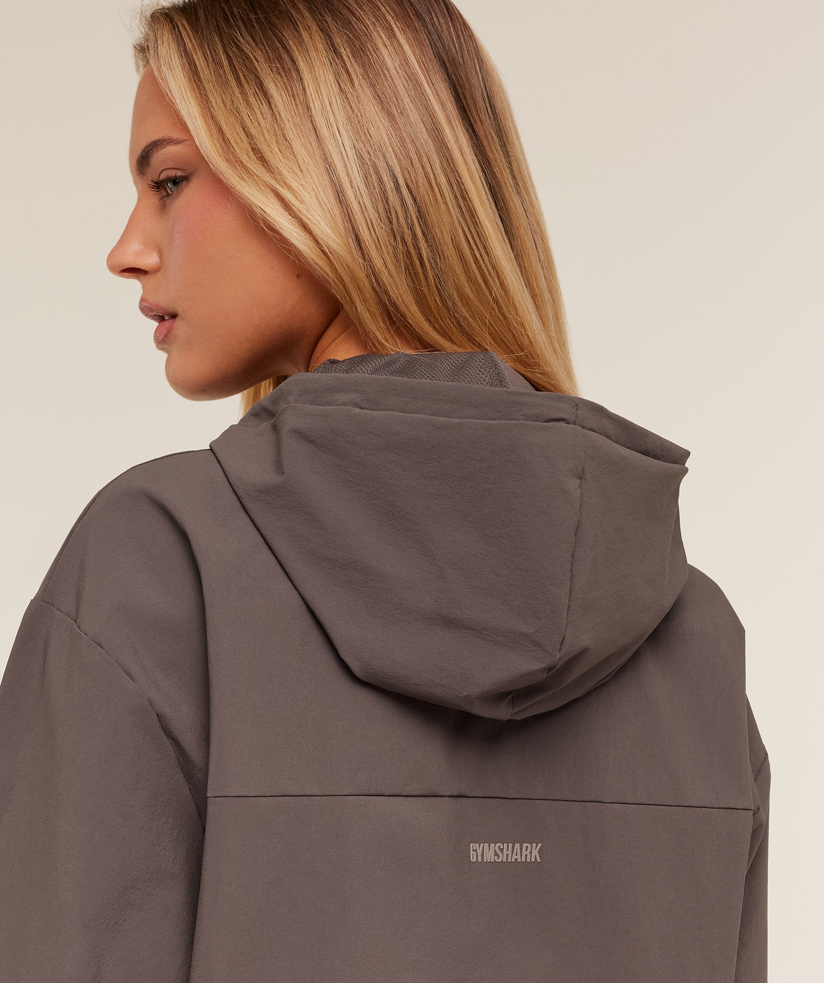 Gymshark Weekend Lifestyle Track Jacket - Cool Brown