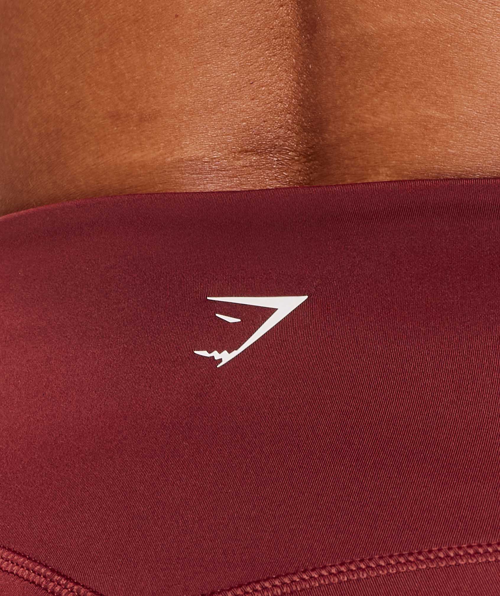 Gymshark Piping Leggings - Sets Red/Carmine Red/Soft White