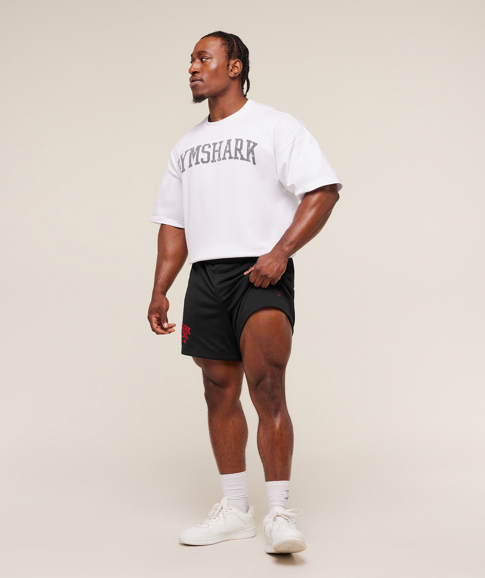 Gymshark Gymshark Lifting Barbell Mesh 5" Short - Black