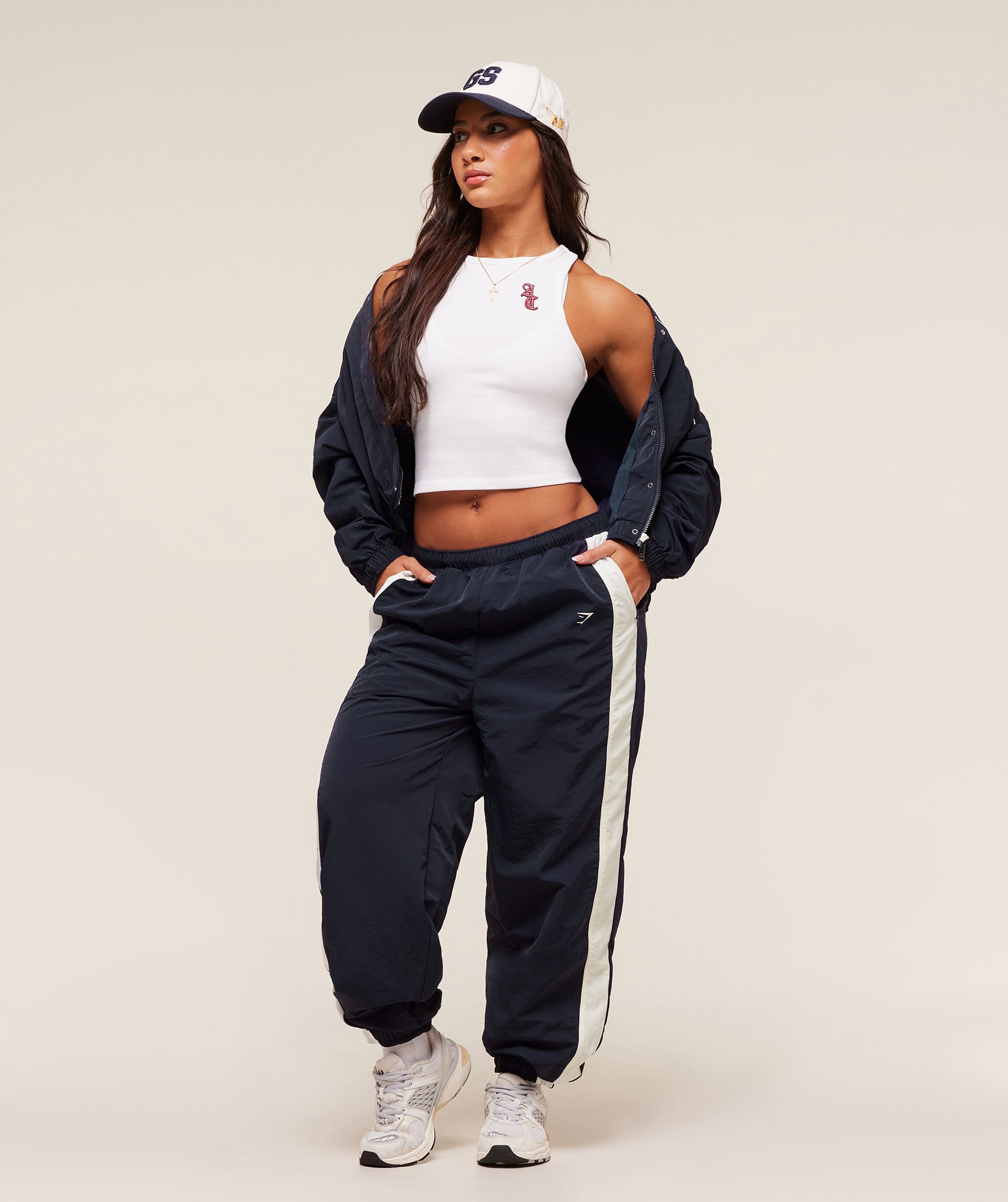 Gymshark x Analis Woven Track Jacket - Midnight Blue