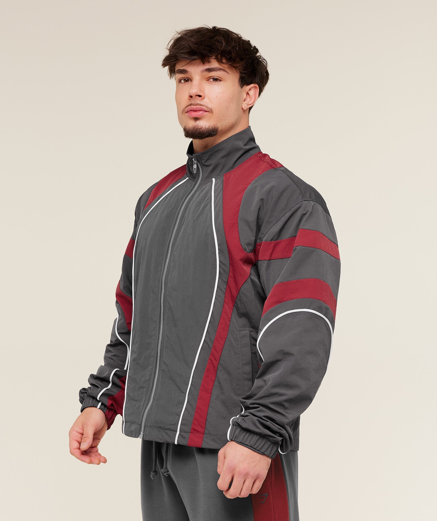 Gymshark x Carlos Belcast Track Jacket - Onyx Grey