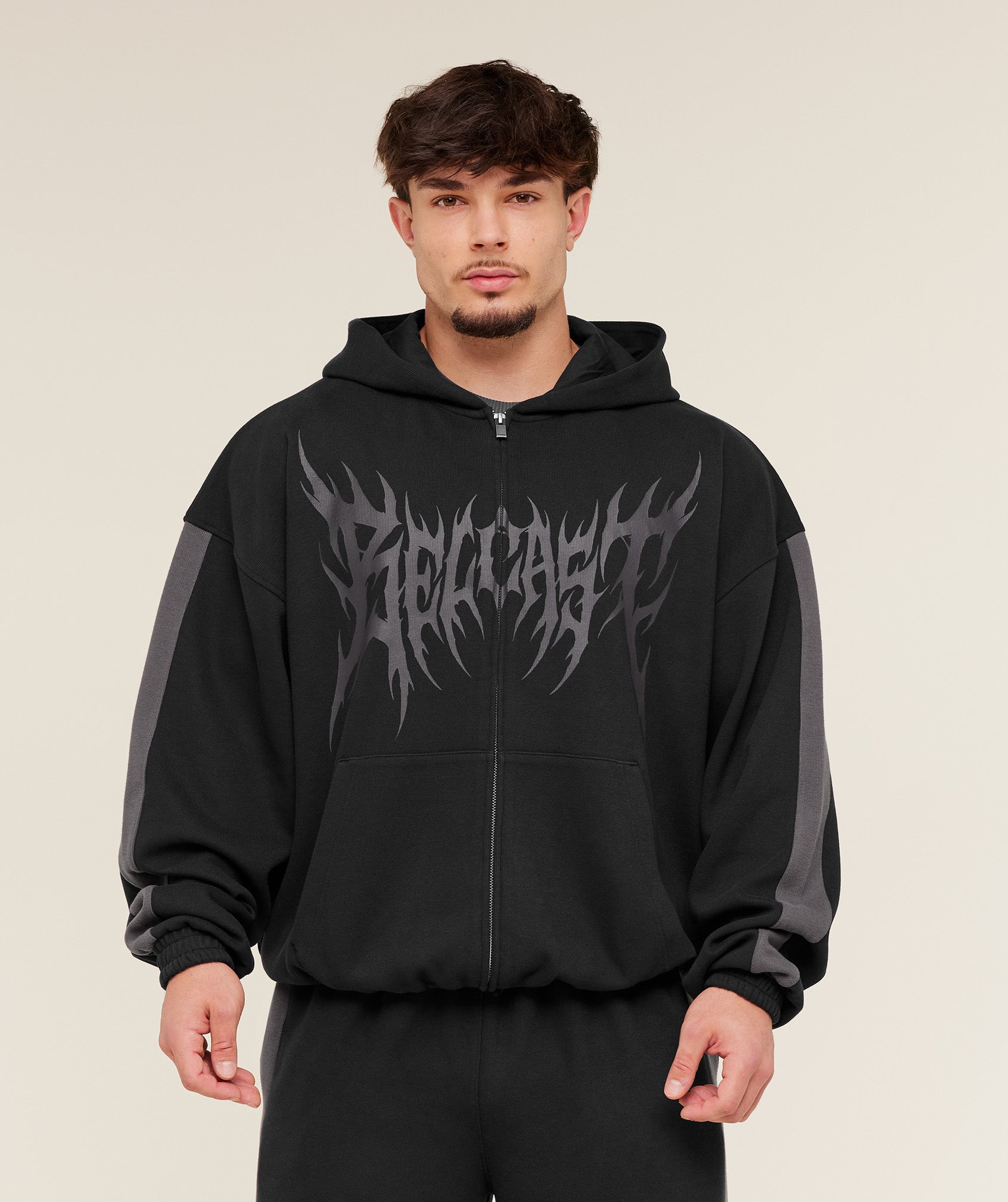 Gymshark x Carlos Belcast Zip Up Hoodie - GS Black
