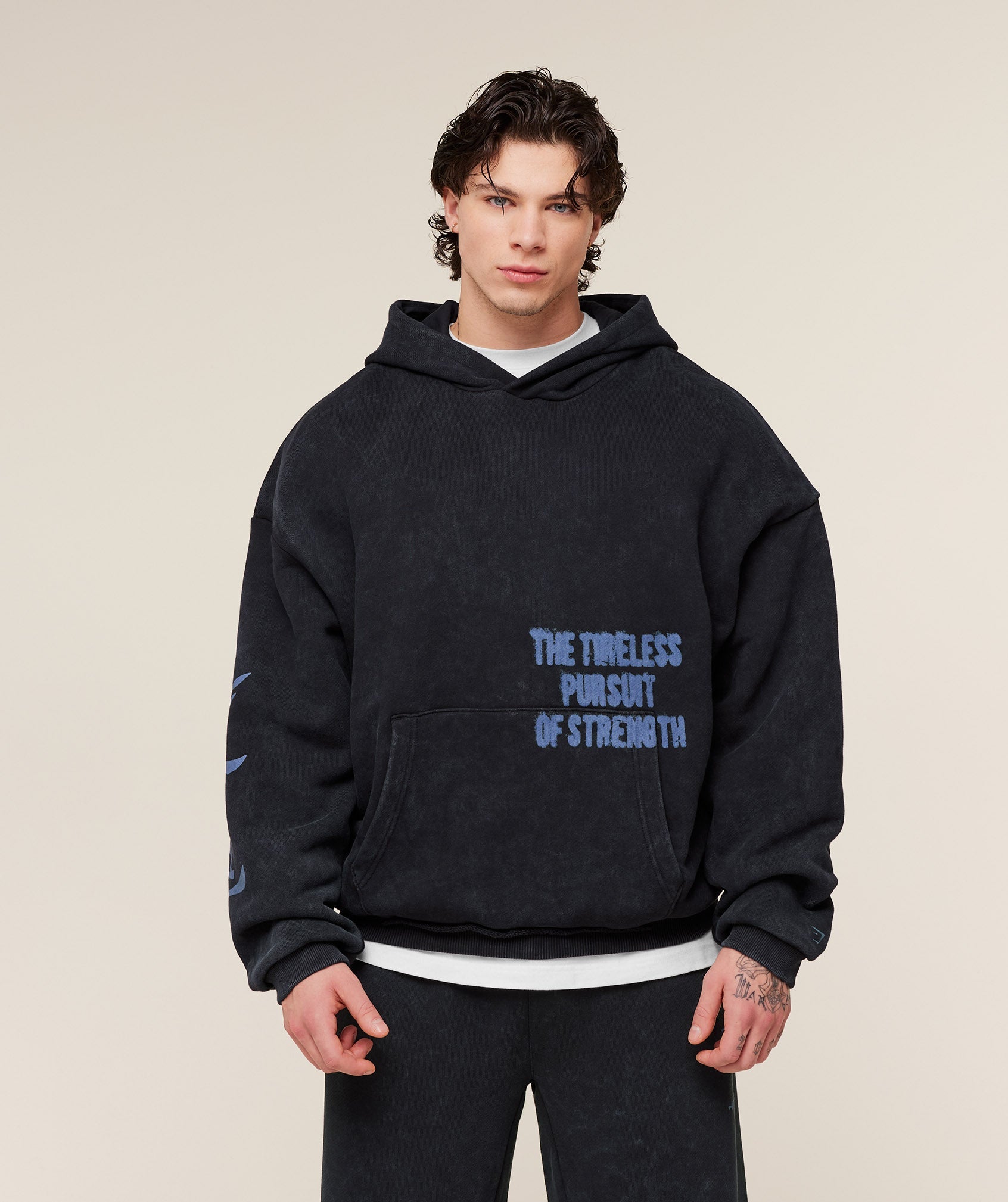 Gymshark Power x Frazetta Graphic Hoodie - Black