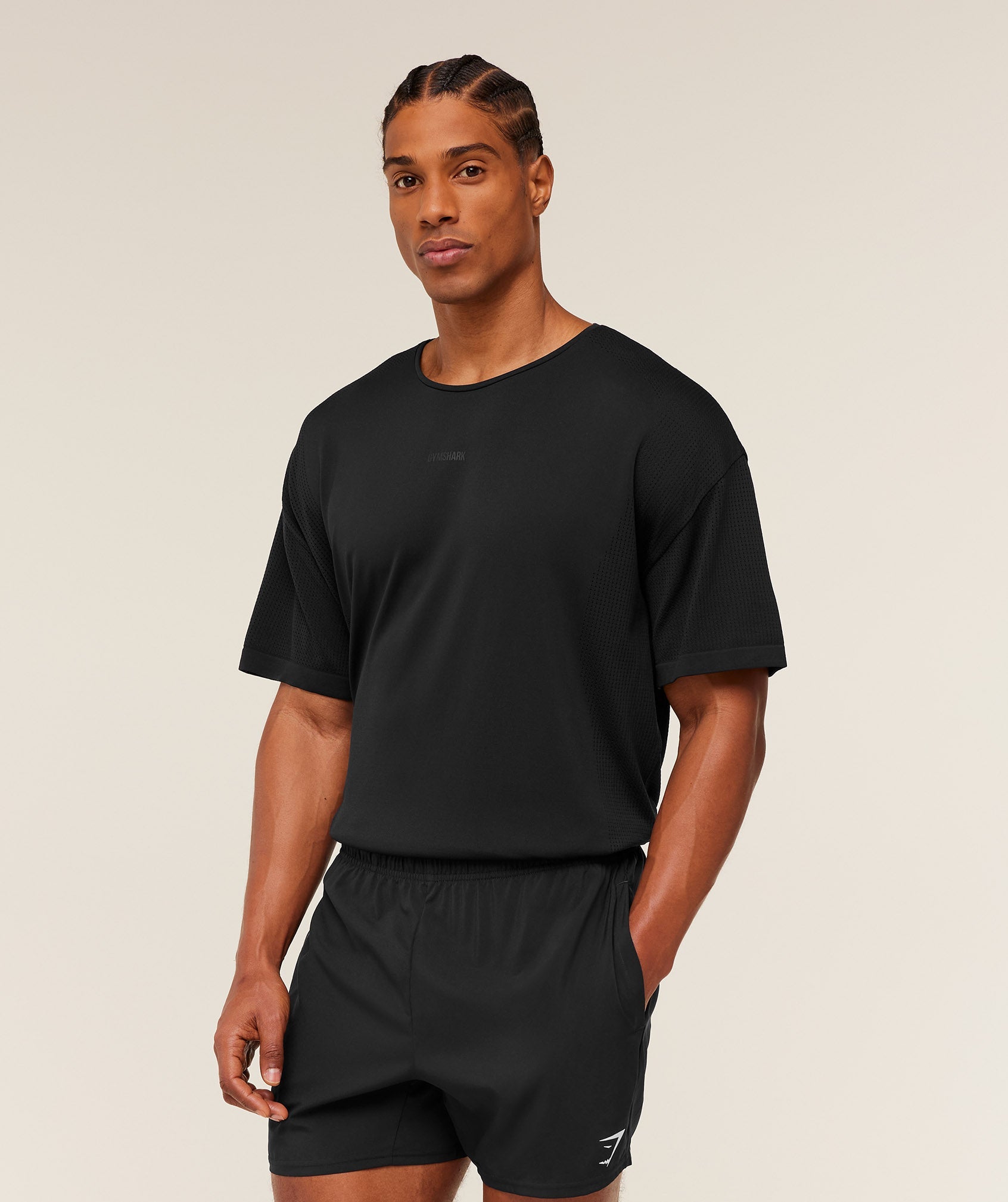 Gymshark Distance Seamless T-Shirt - Black
