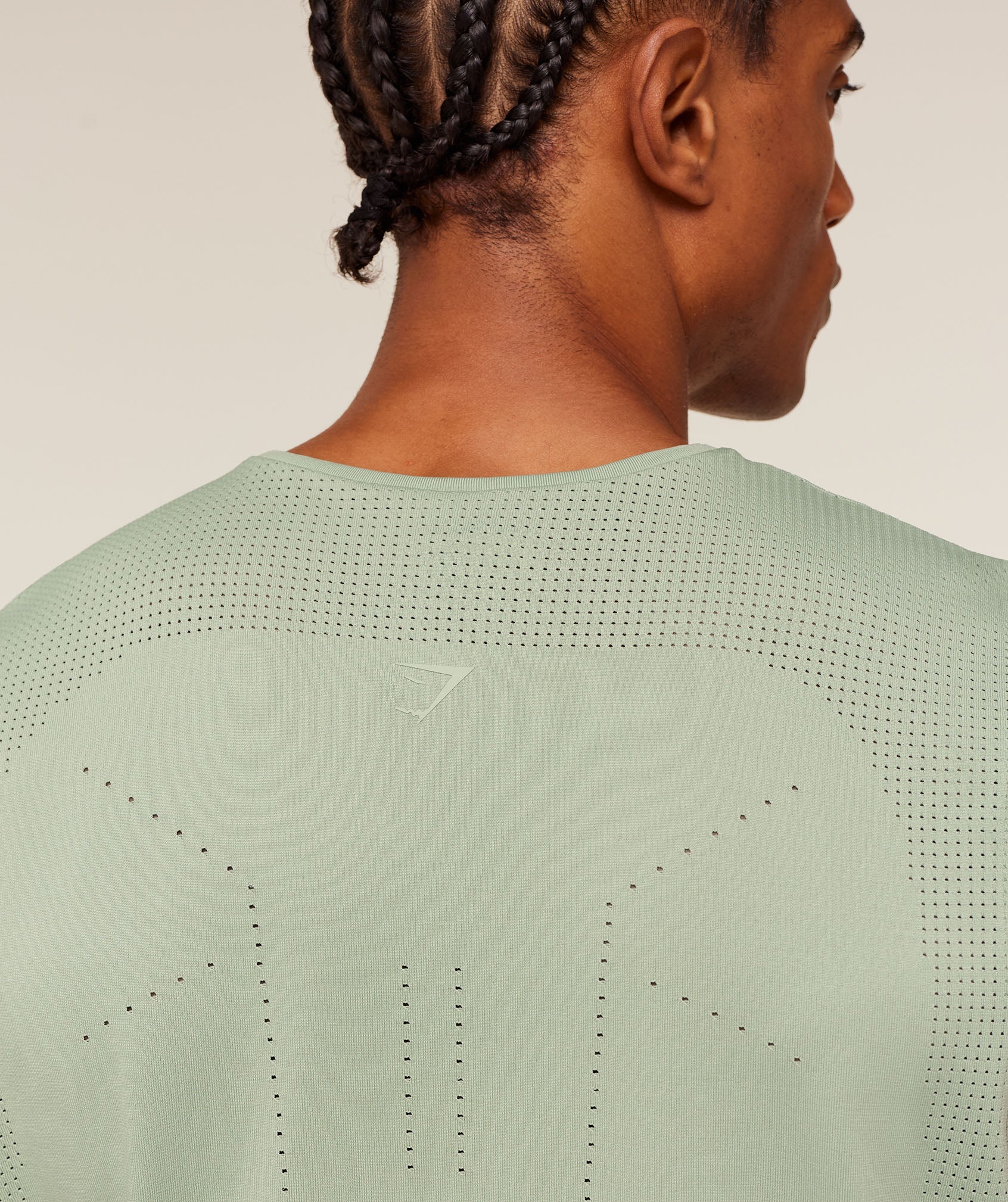 Gymshark Distance Seamless Tank - Haze Green / Haze Green