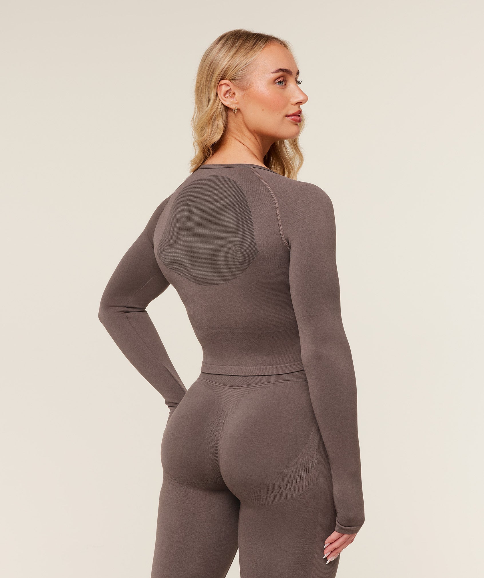 Gymshark Lift Seamless Jacket - Cool Brown