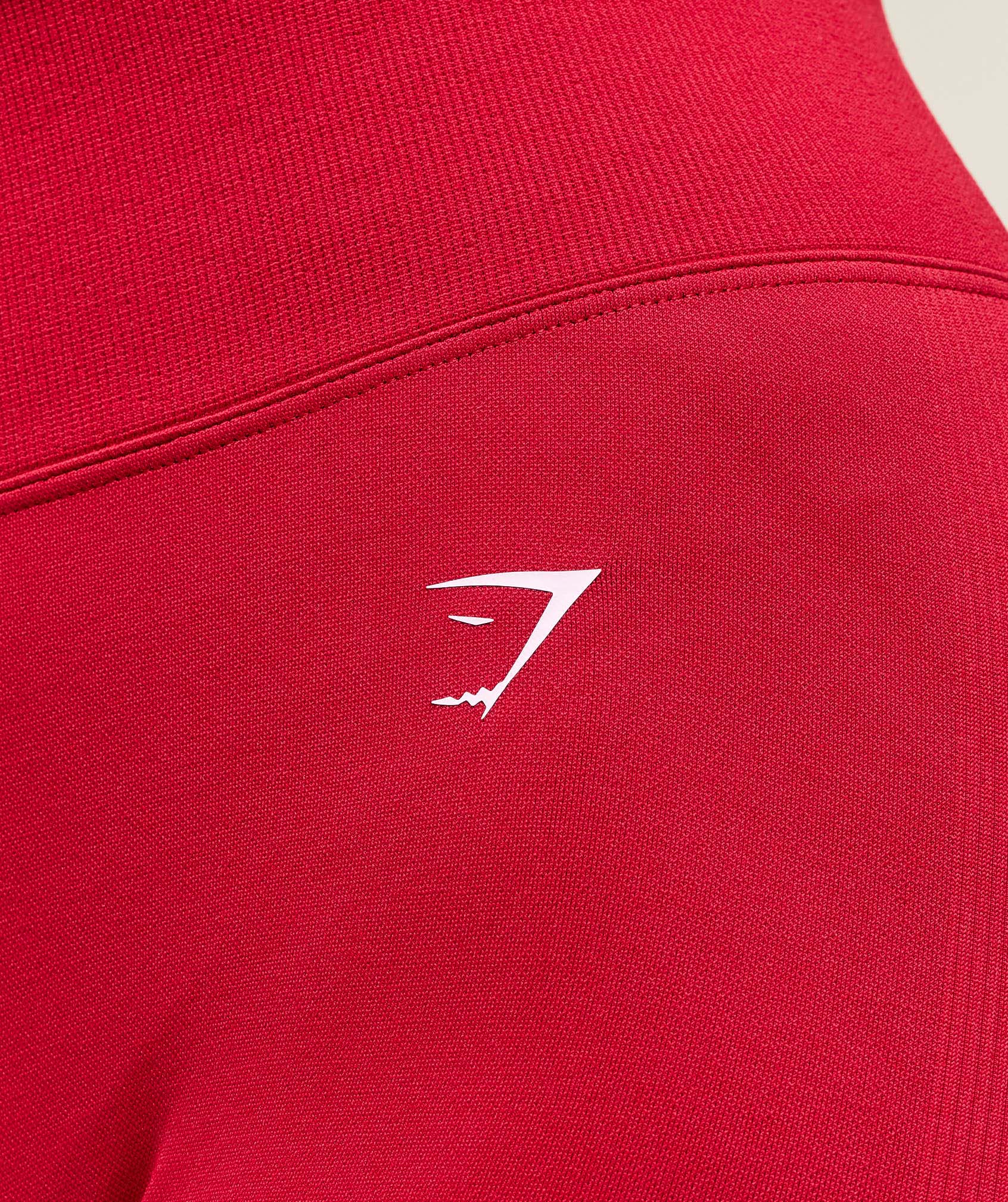 Gymshark Lift Varsity Seamless Shorts - Carmine Red