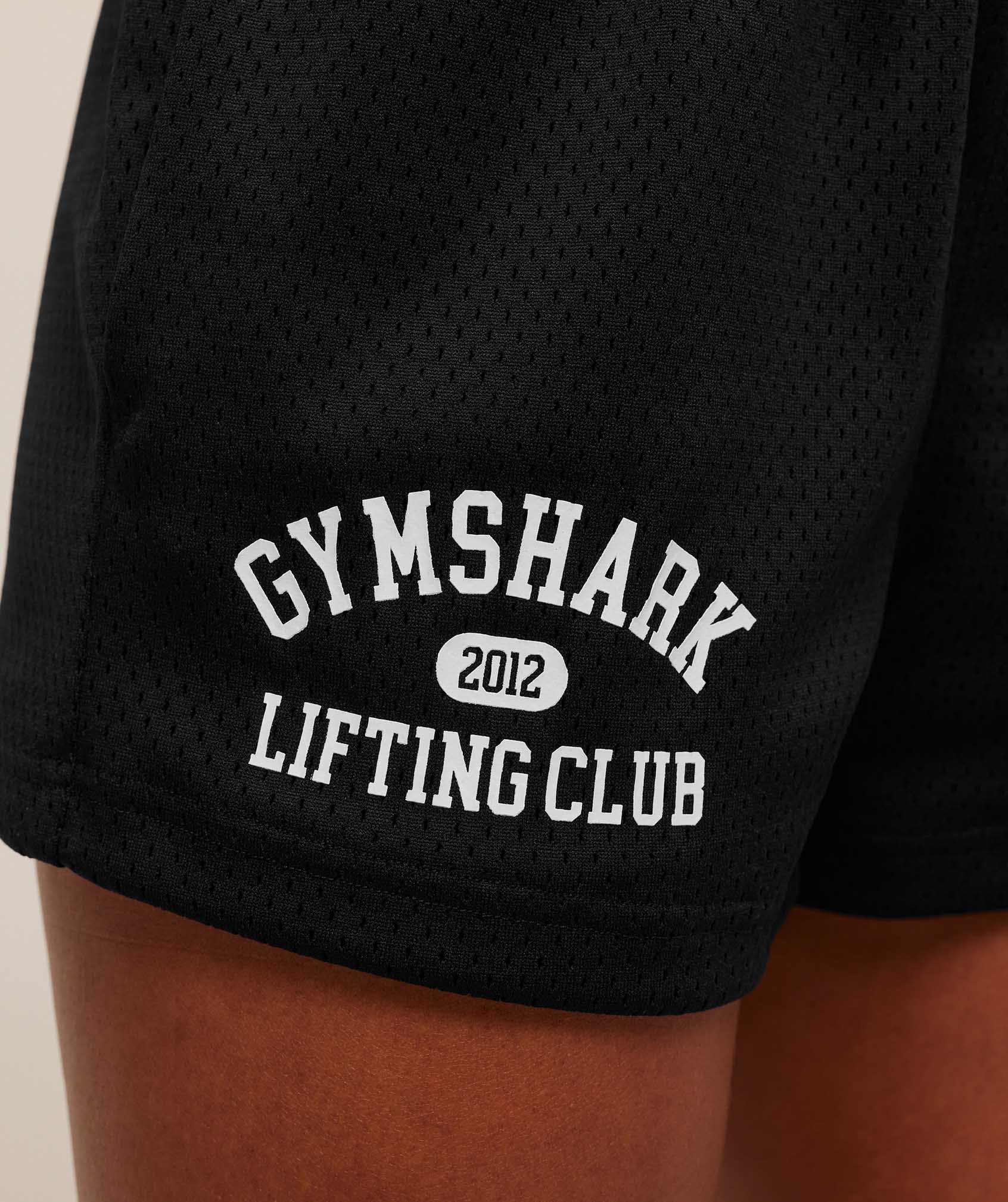 Gymshark Lifting Club Mesh Shorts - Black