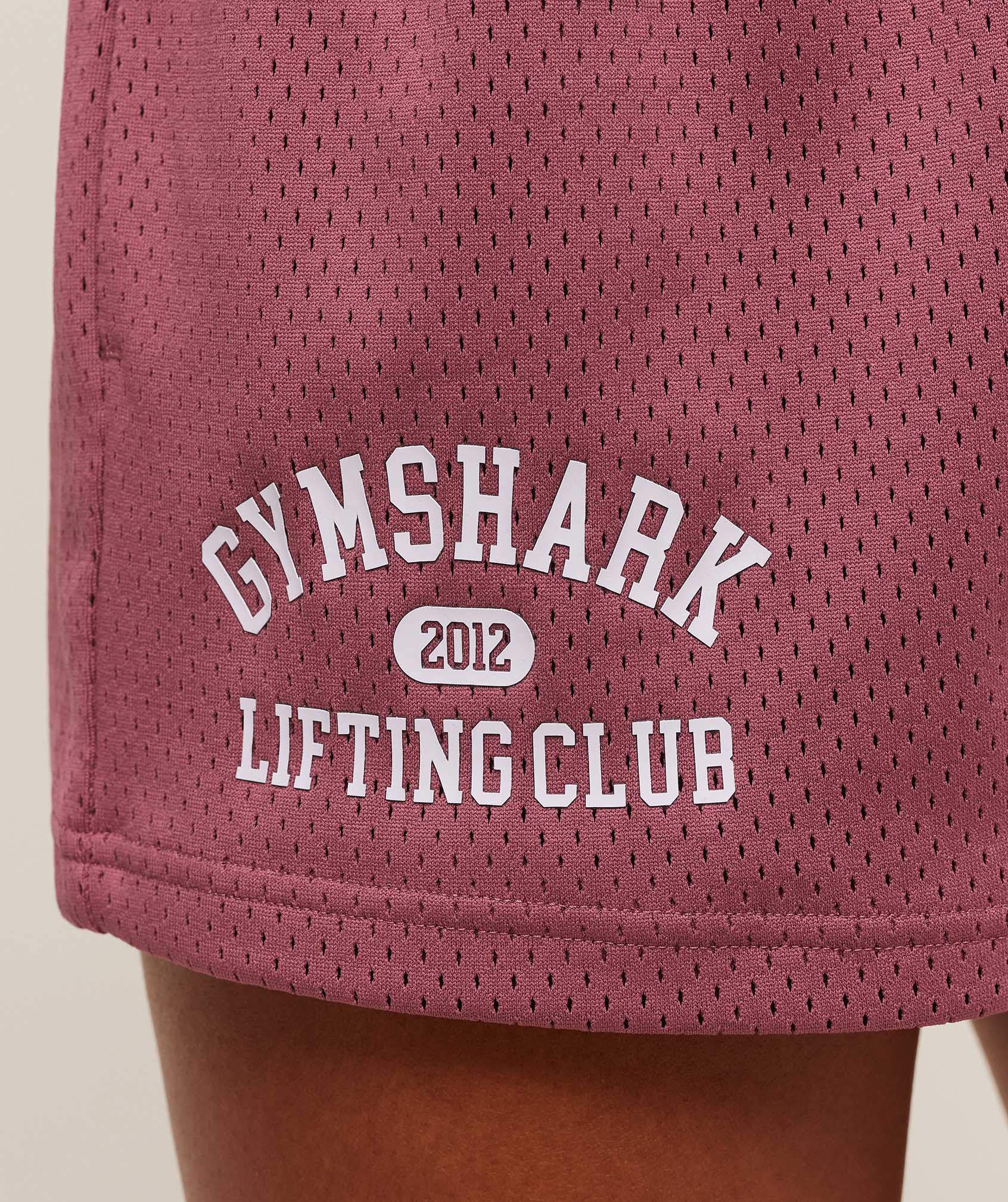 Gymshark Lifting Club Mesh Shorts - Reset Pink