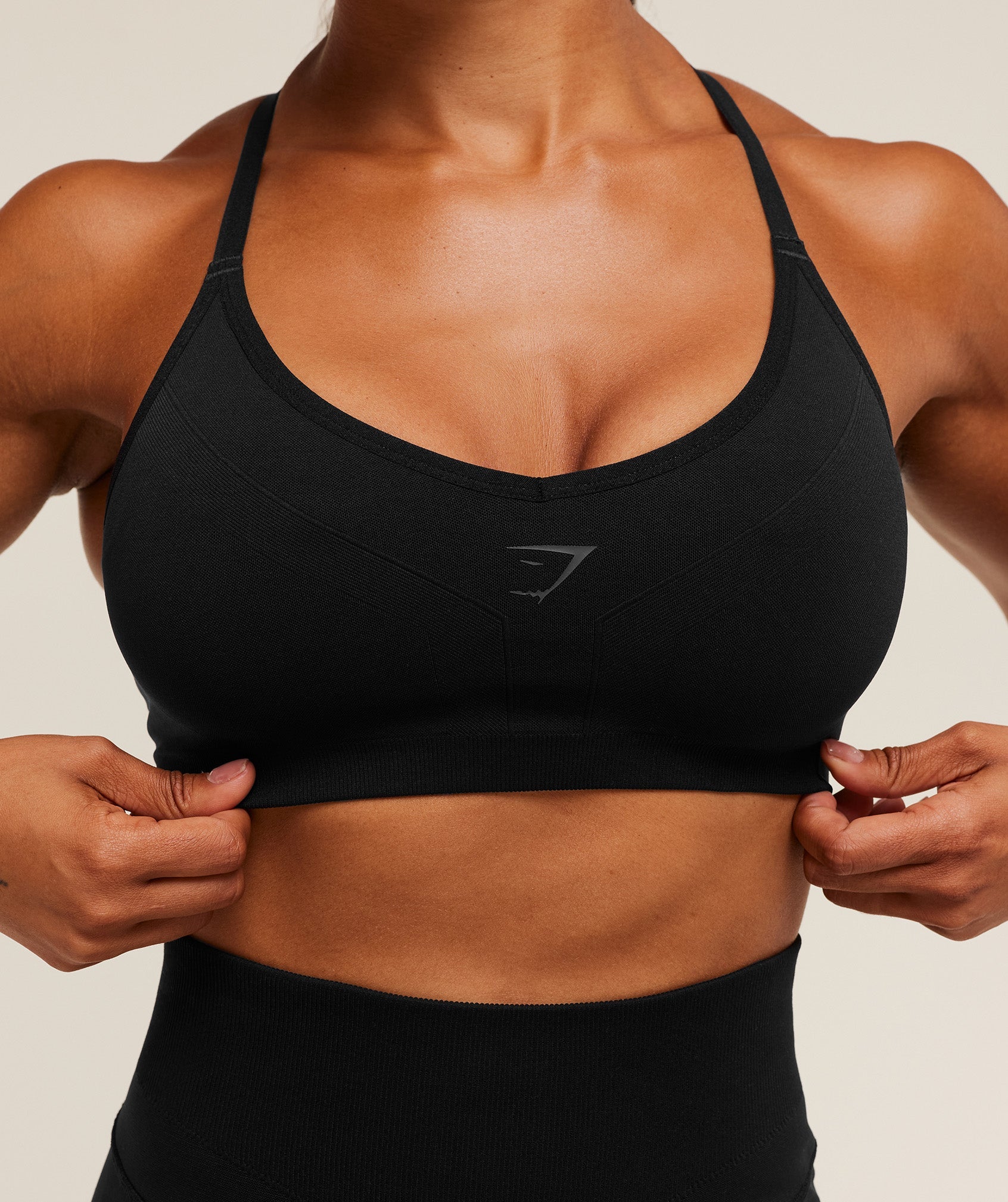 Gymshark Activate Seamless Bralette - Black