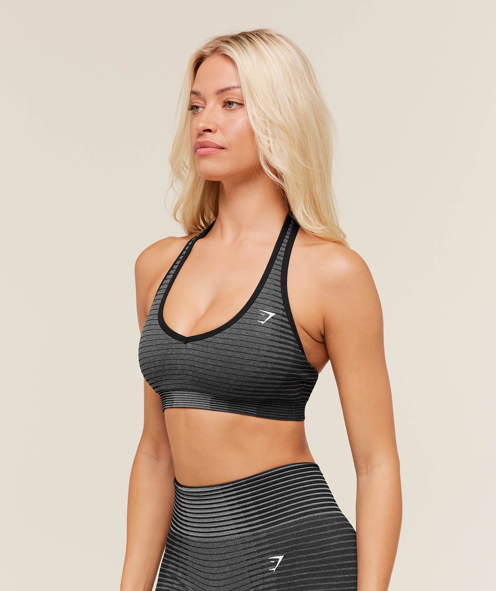 Gymshark Sport Seamless Sports Bra - GS Onyx Grey/GS Black