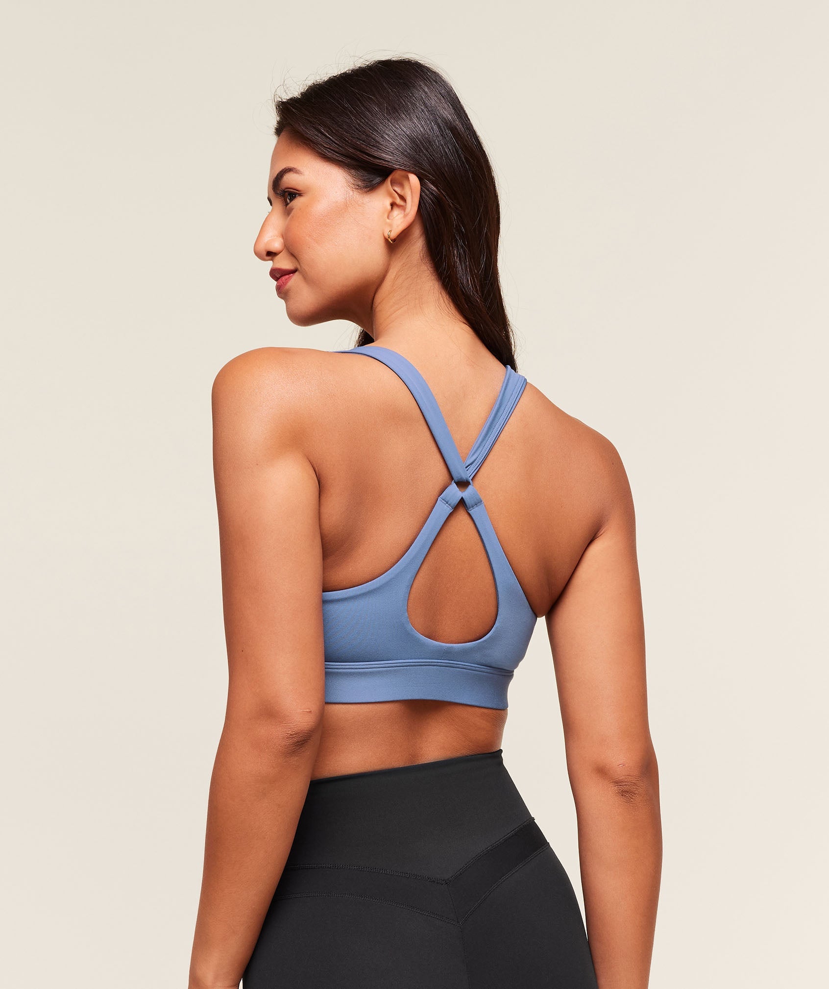 Gymshark Peek A Boo Sports Bra - Worn Blue