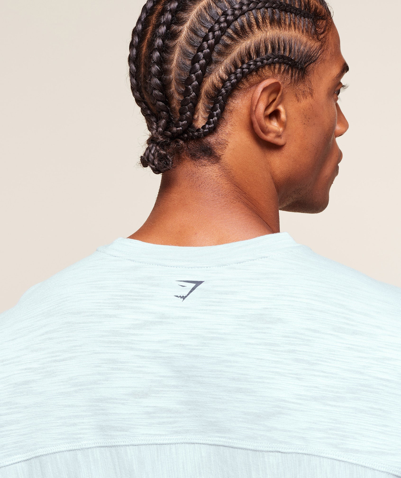 Gymshark Lightweight Slub Textured T-Shirt - Smoke Blue