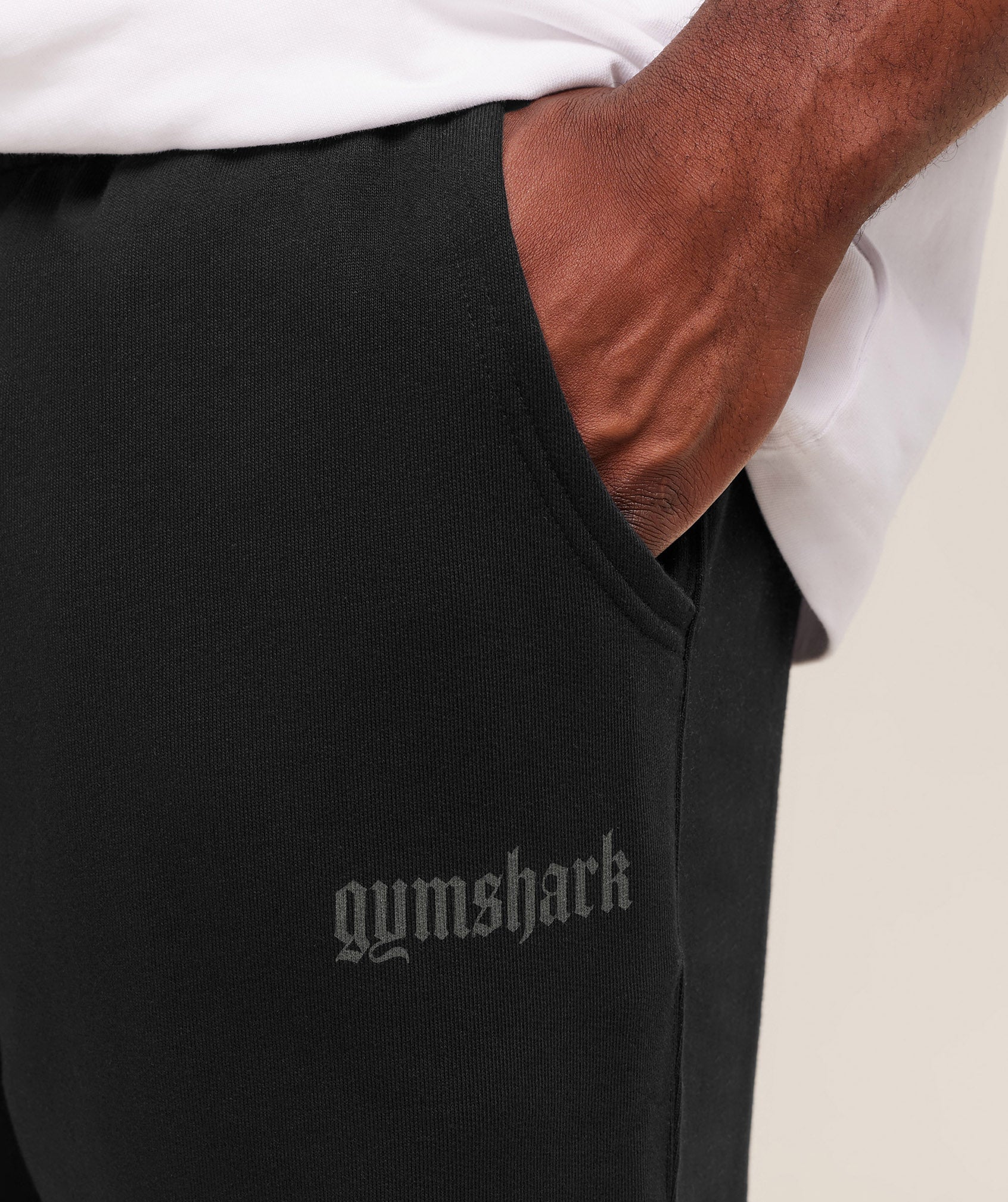 Gymshark Olde English Joggers - Black