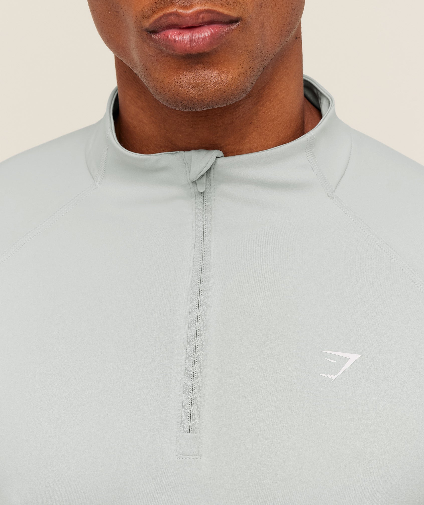 Gymshark Performance 1/4 Zip - Light Grey