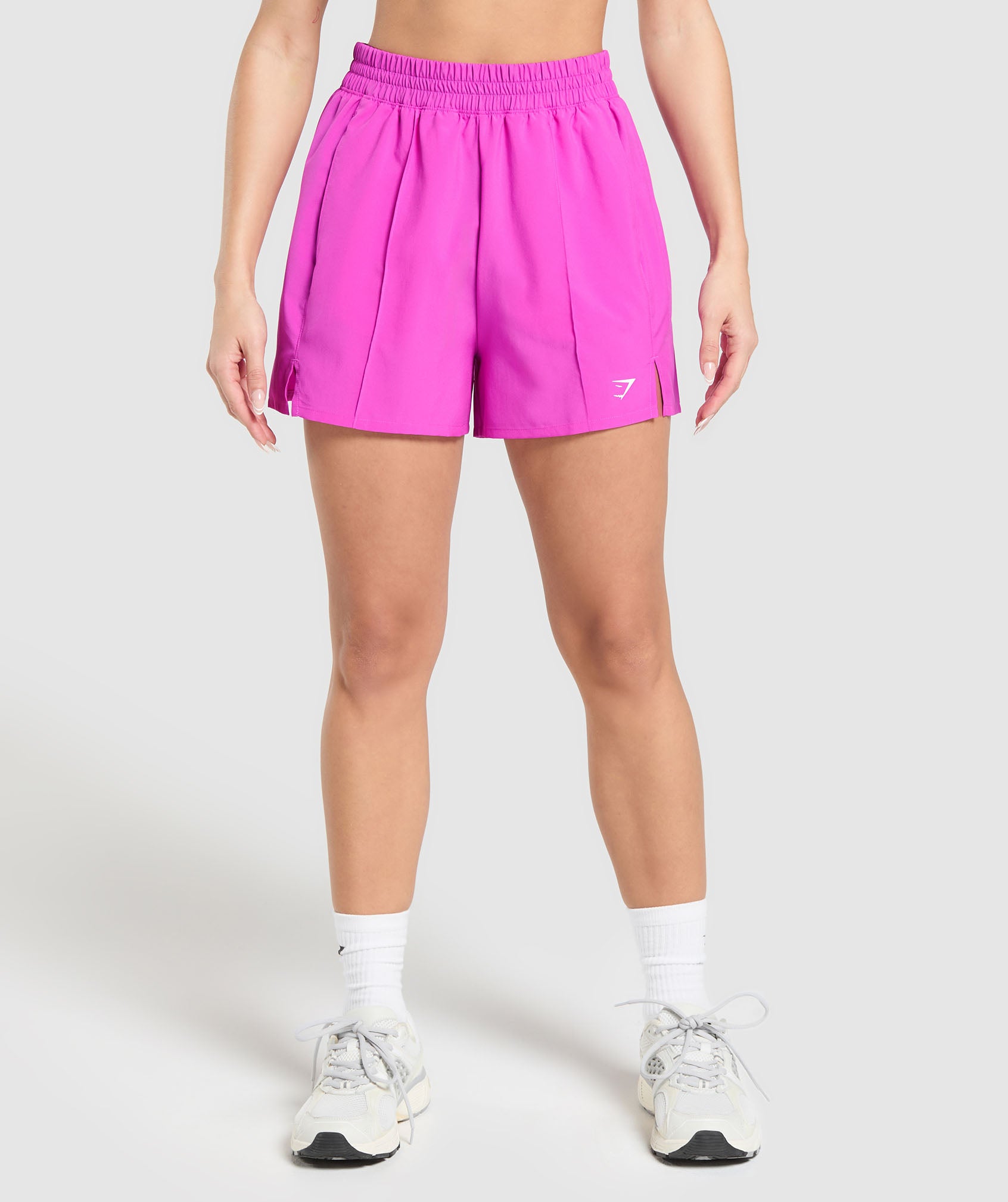 Gymshark Pintuck Shorts - Vibrant Pink
