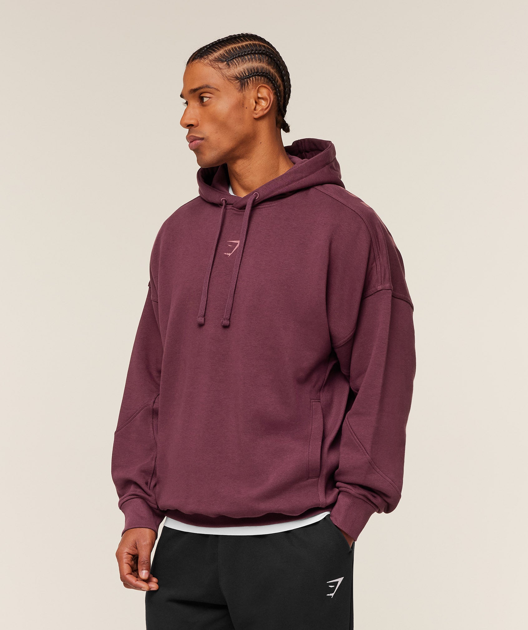 Gymshark Power Hoodie - GS Impact Burgundy