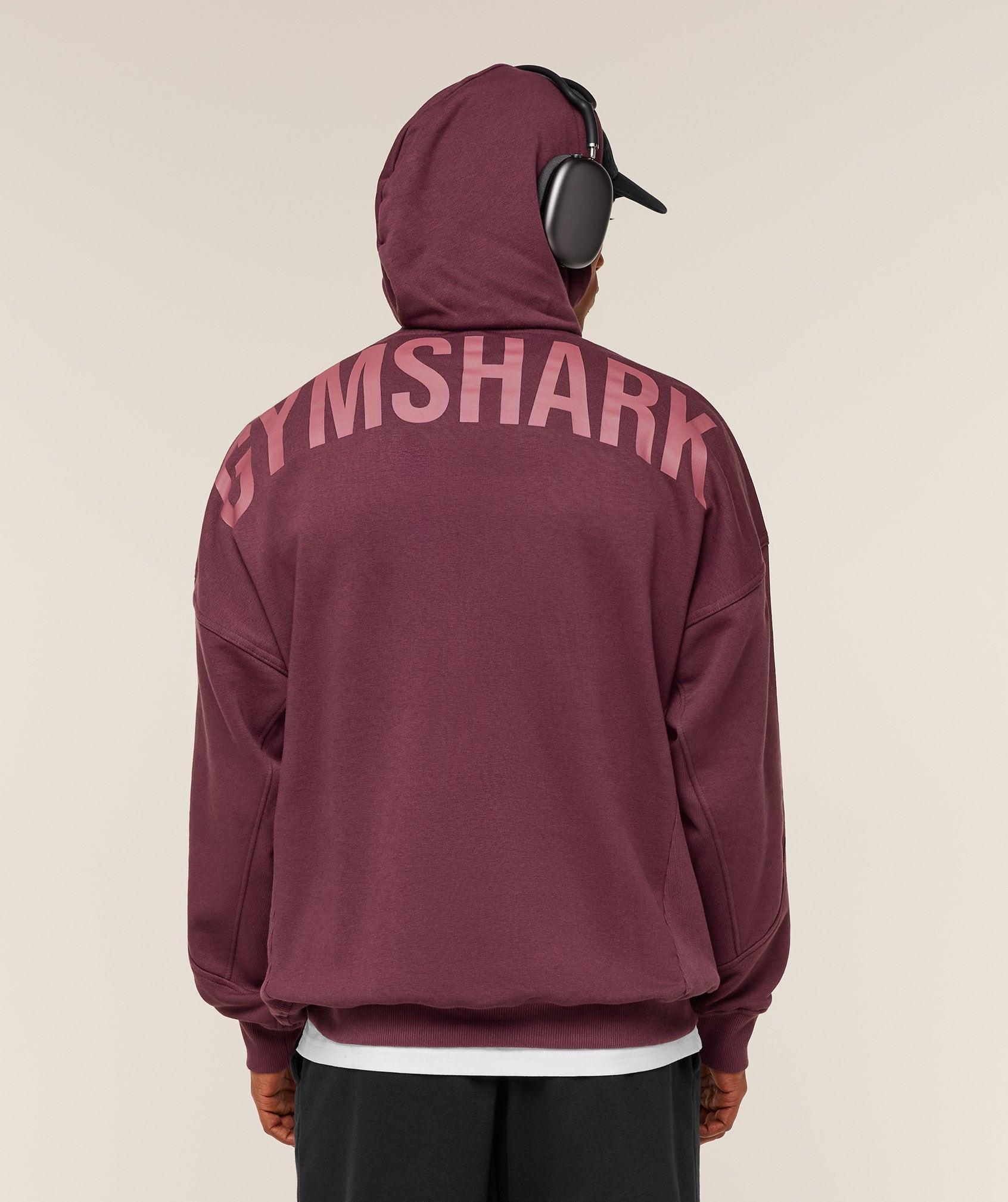 Gymshark Power Hoodie - GS Impact Burgundy