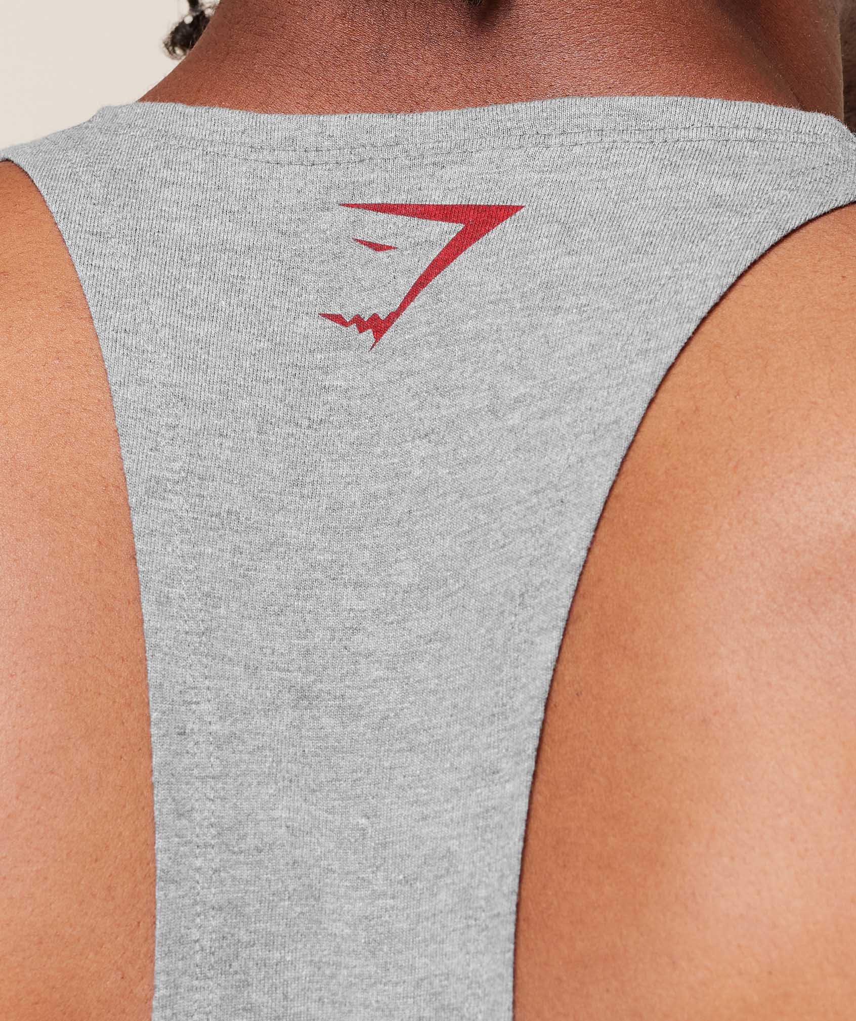 Gymshark Power Stringer - Charcoal Core Marl
