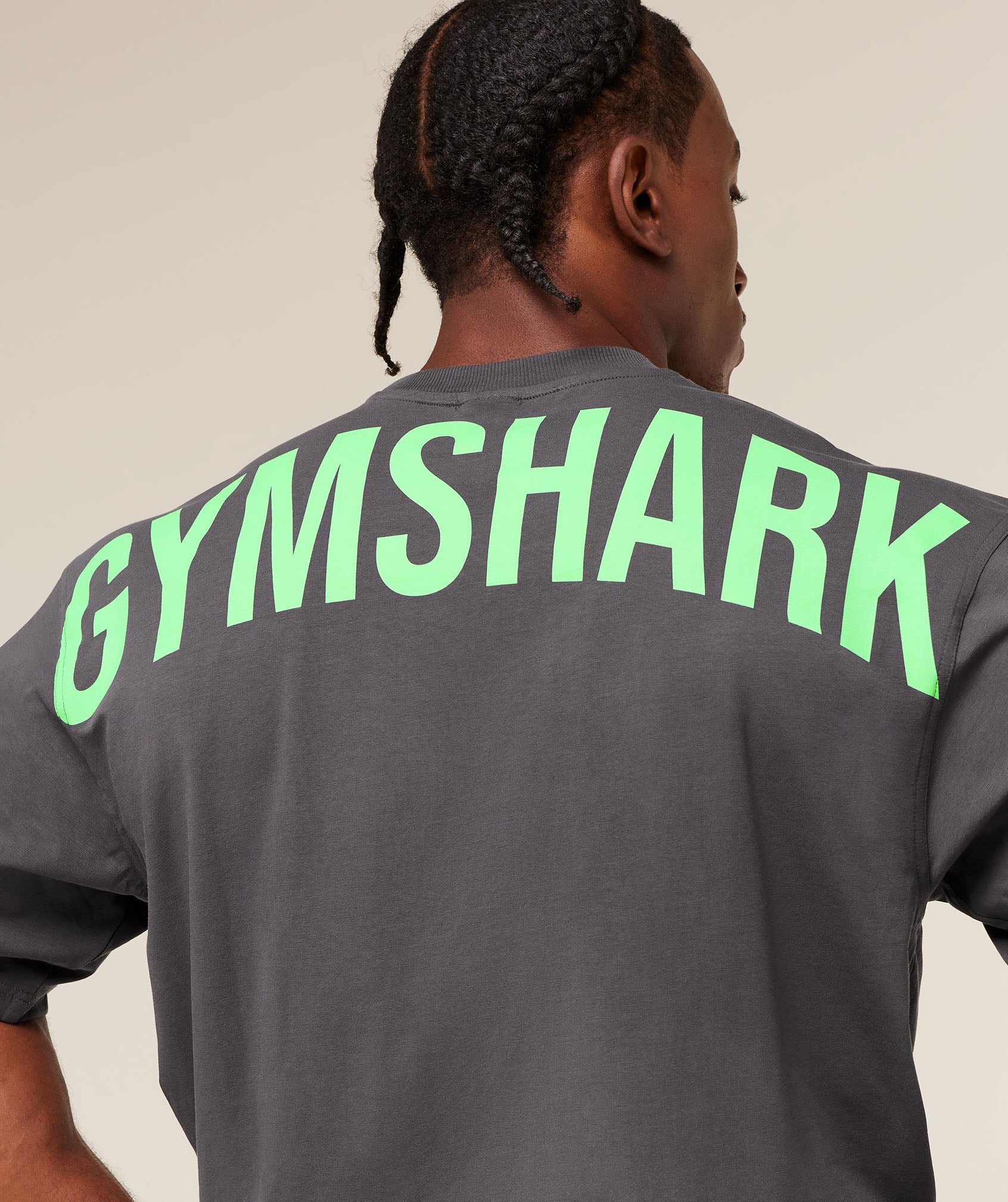 Gymshark Power T-Shirt - Onyx Grey