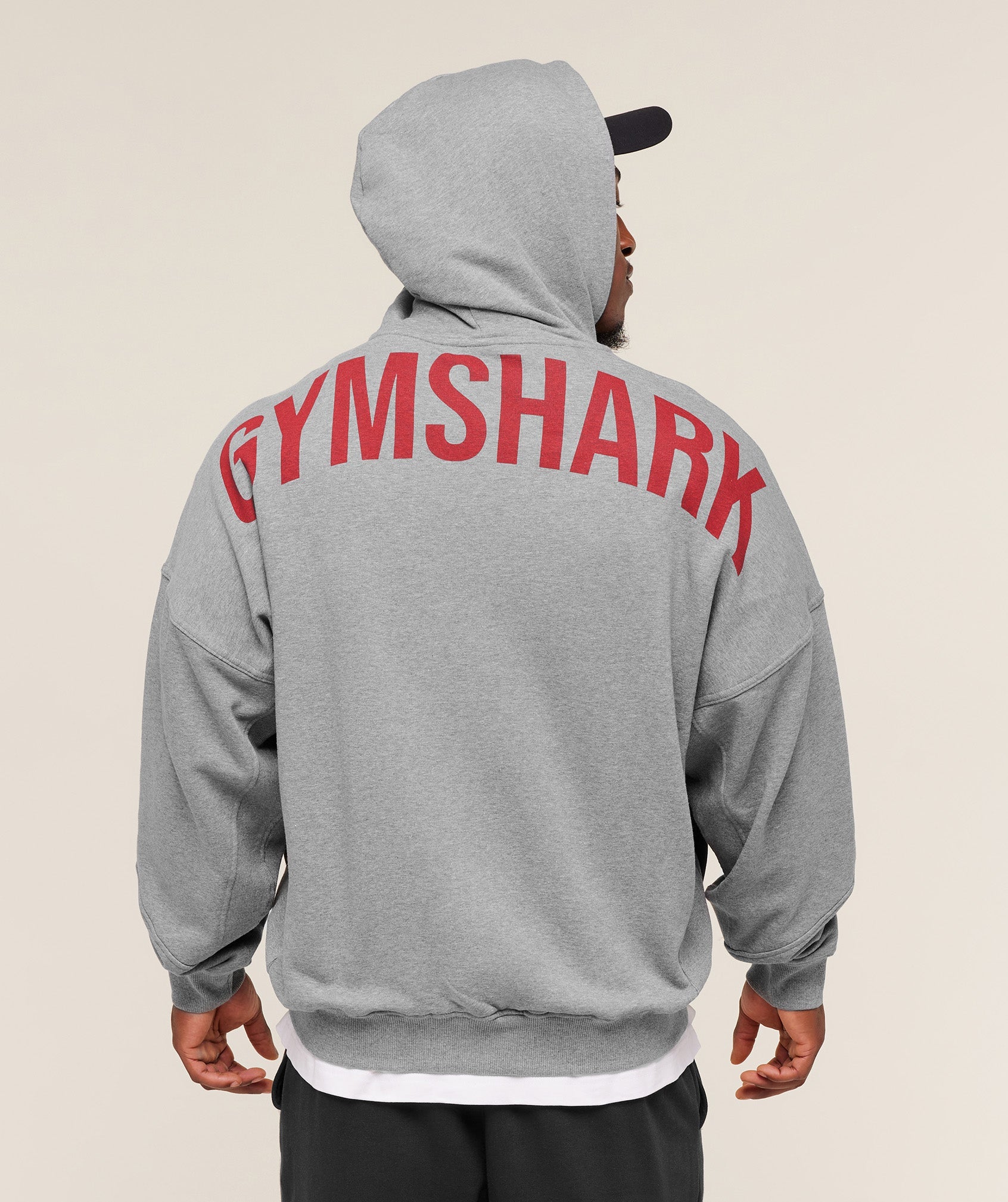 Gymshark Power Zip Up Hoodie - Charcoal Core Marl