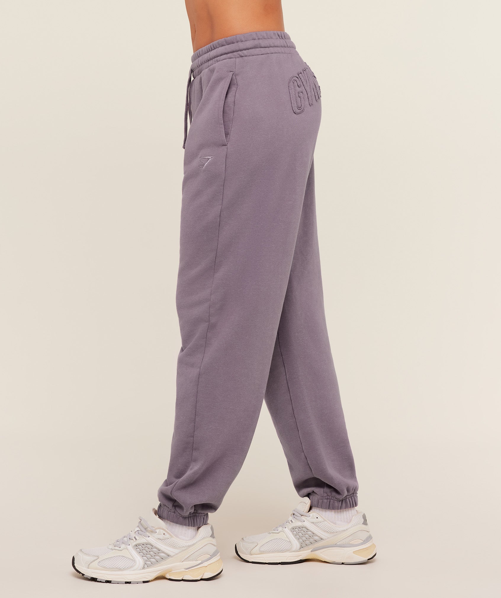 Gymshark Power Washed Cuff Joggers - Dusk Purple/Acid Wash