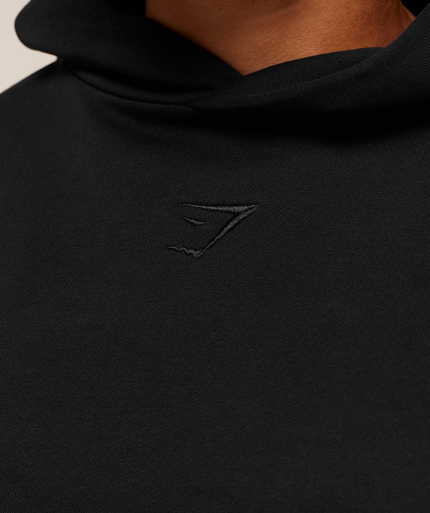 Gymshark Power Washed Oversized Hoodie - Black/Acid Wash