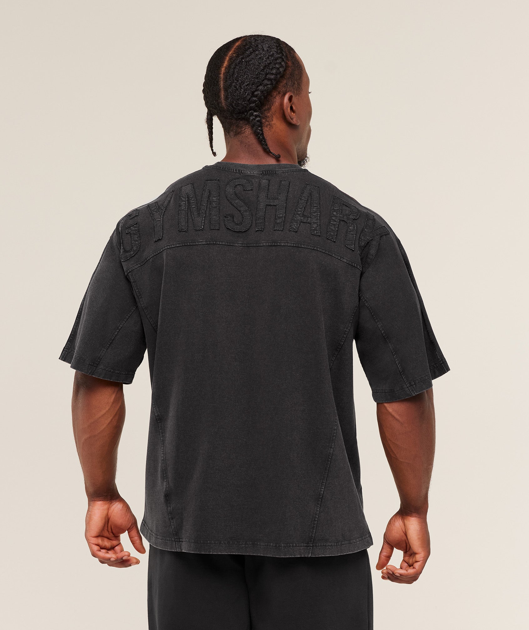 Gymshark Power Washed T-Shirt - GS Black