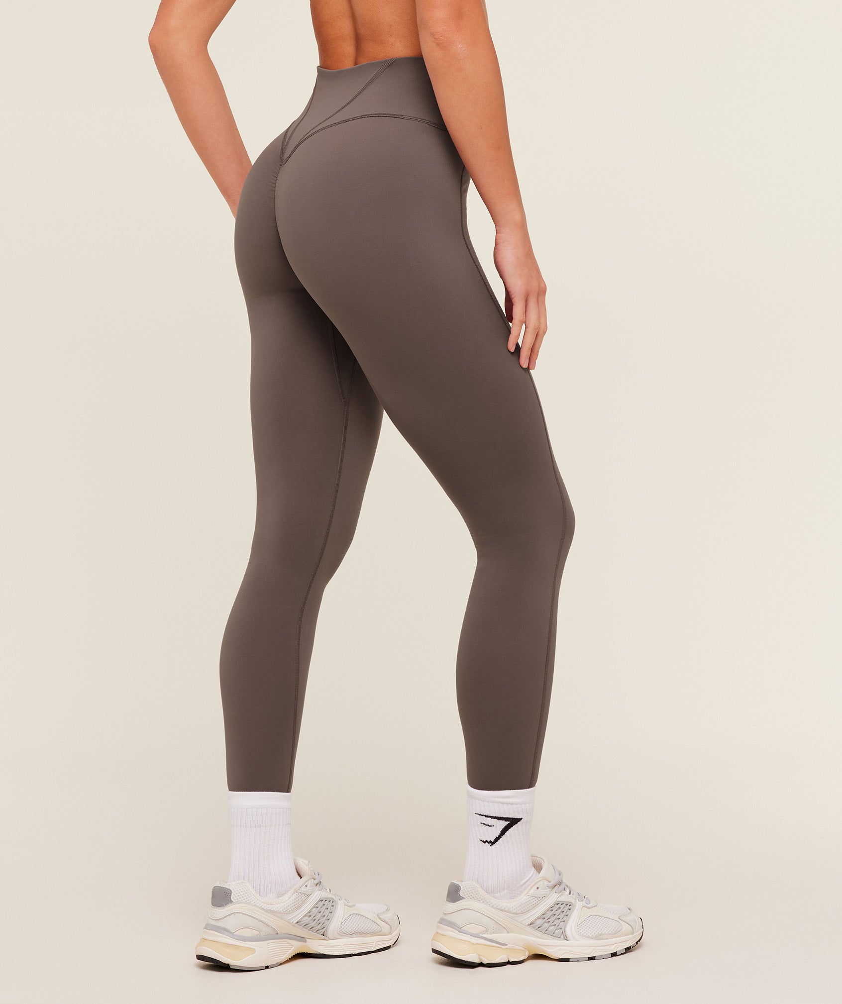 Gymshark Legacy Leggings - Cool Brown