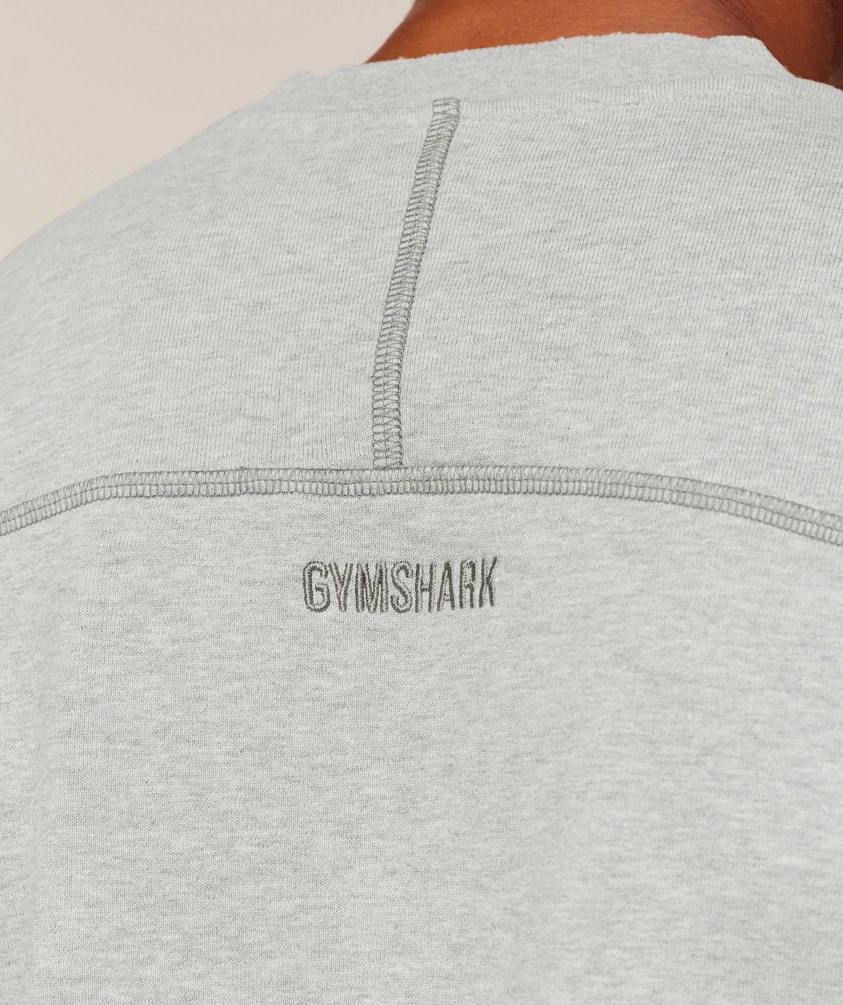 Gymshark Re-Rack Crew Neck Pullover - Bros Soft Grey Marl