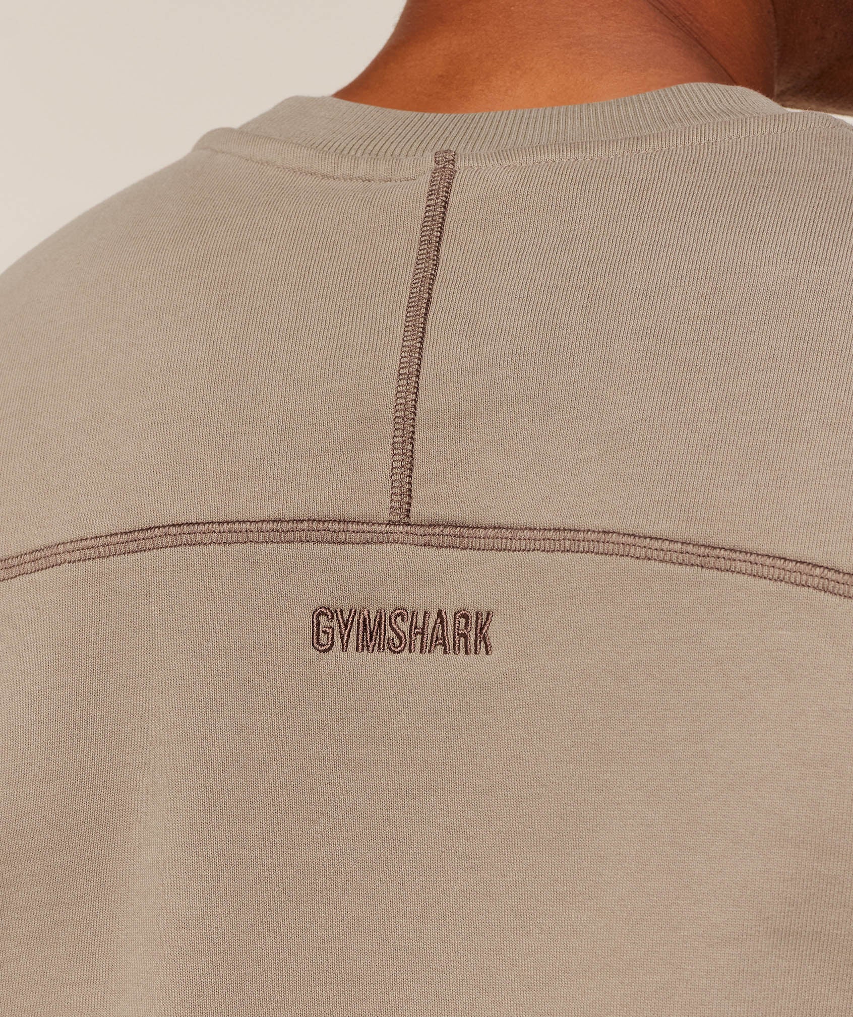 Gymshark Re-Rack Crew Neck Pullover - Lifestyle Brown