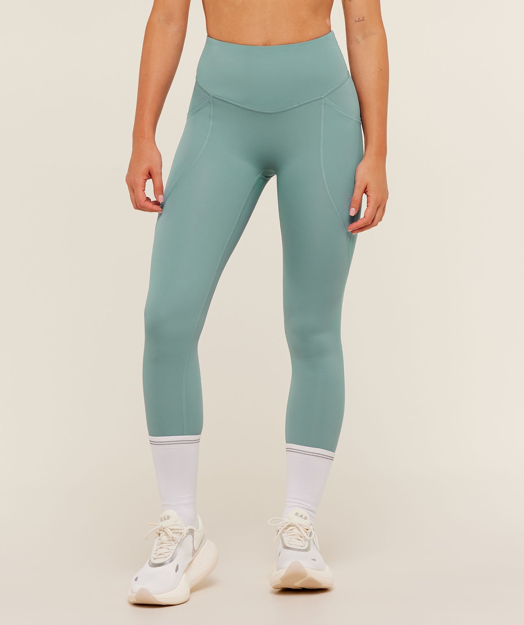 Gymshark Running Pocket Leggings - GS Storm Blue