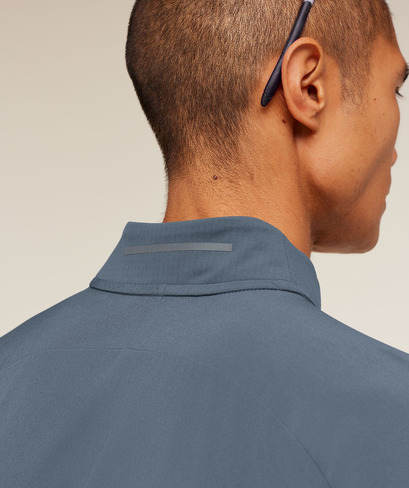 Gymshark Running Elite 1/4 Zip - Titanium Blue