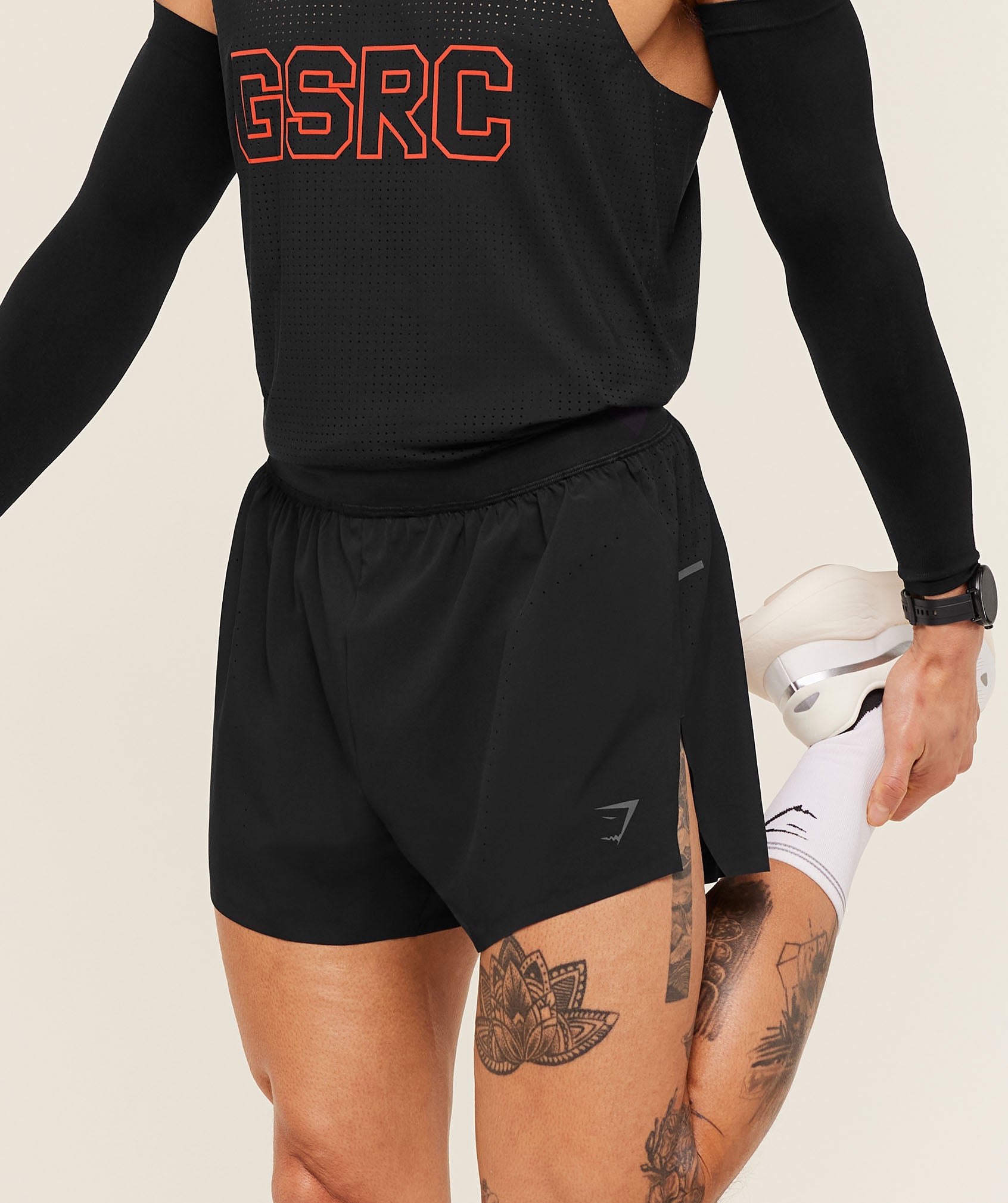 Gymshark Running Elite Race 5" Short - Black