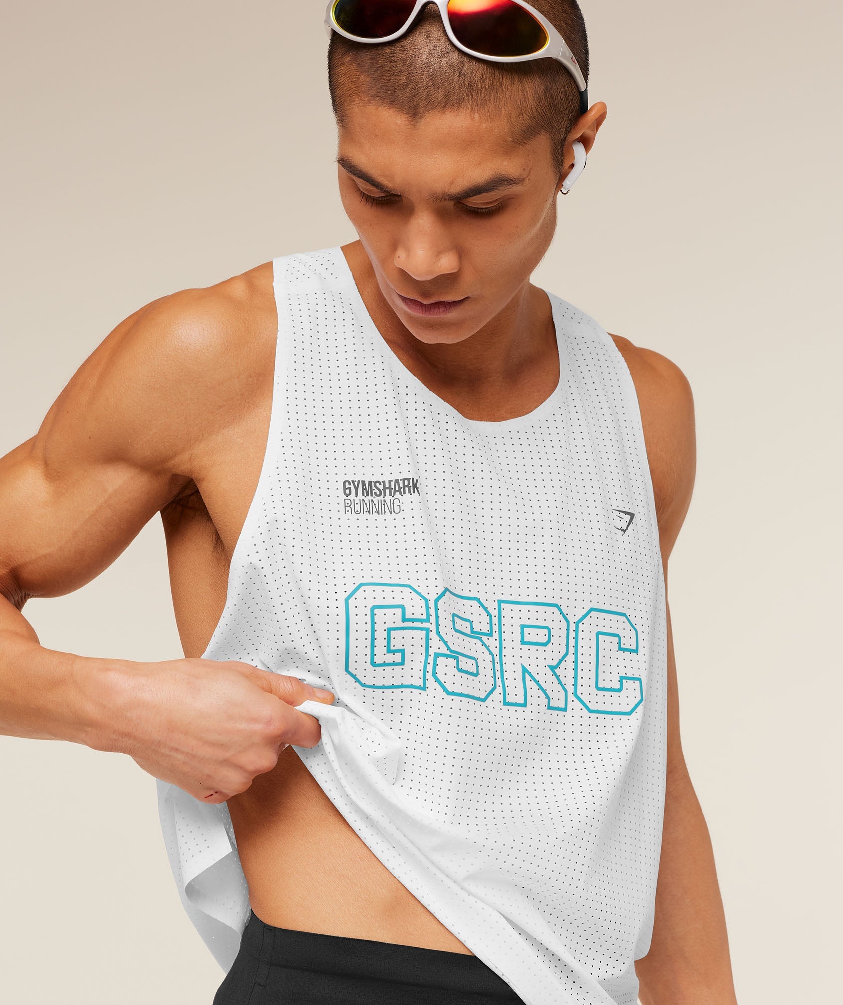 Gymshark Running Elite Race Vest - White