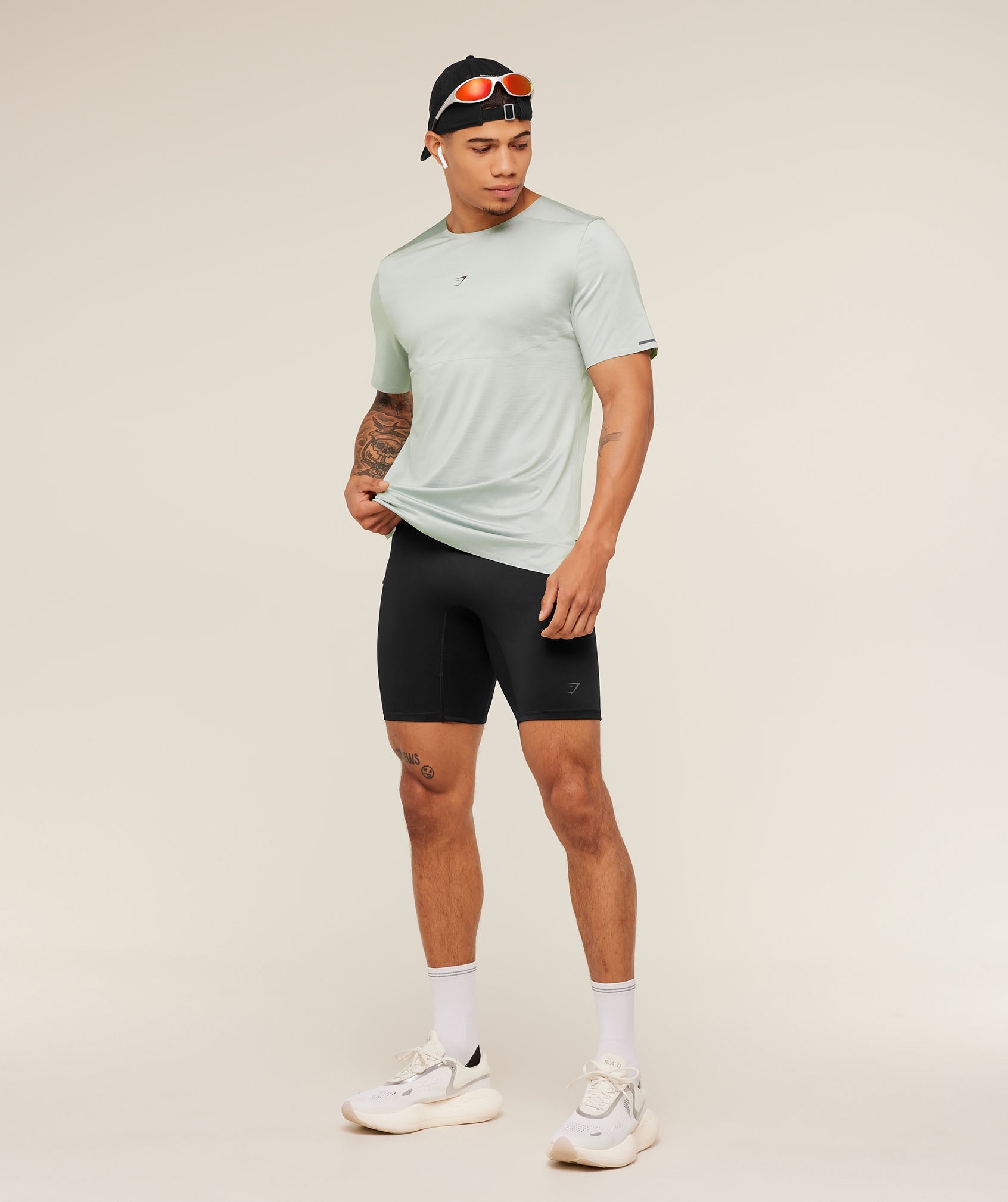Gymshark Running Elite T-Shirt - Morning Blue
