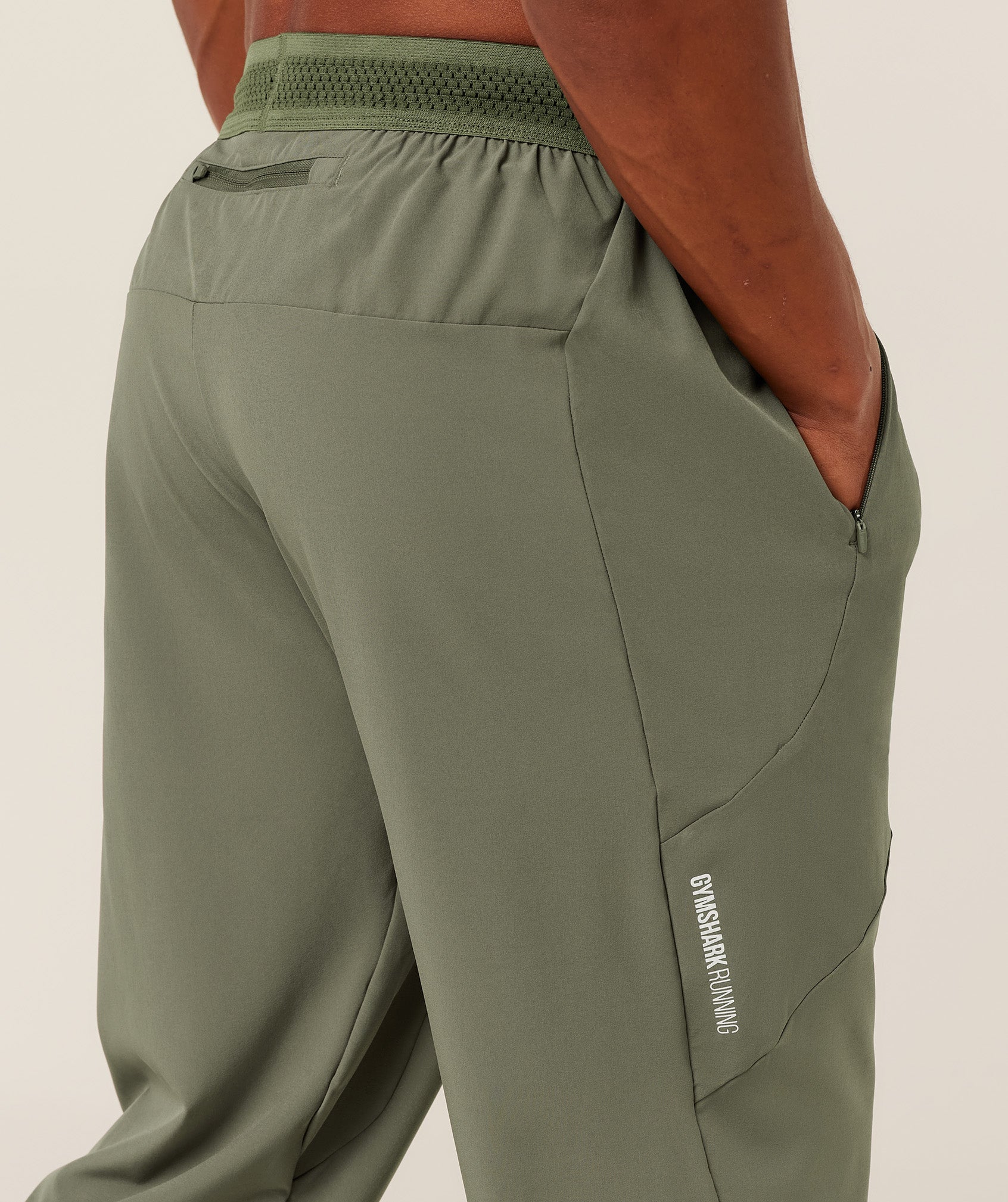Gymshark Running Joggers - Base Green