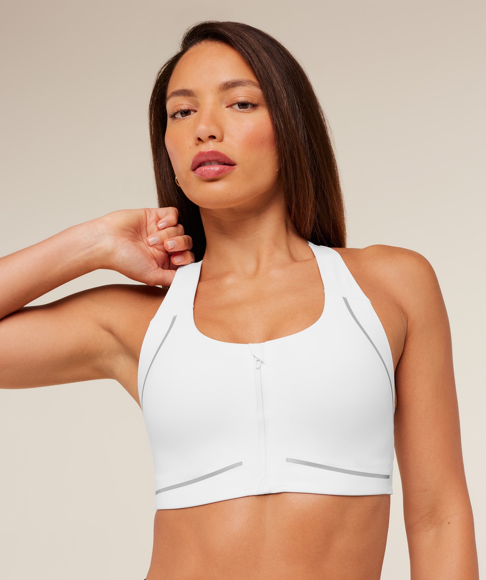 Gymshark Running Sports Bra - White