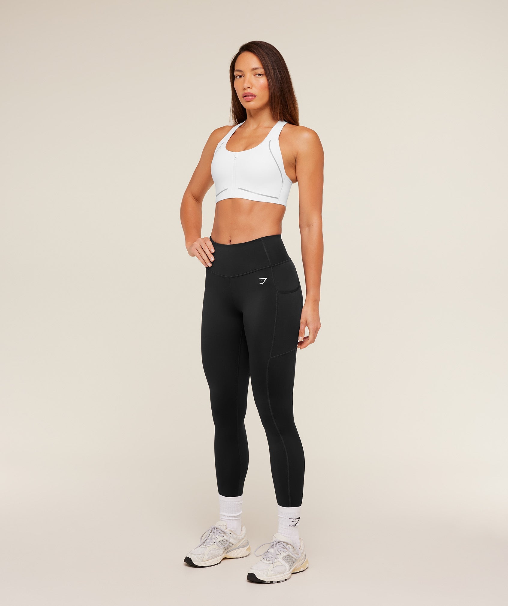 Gymshark Running Sports Bra - White