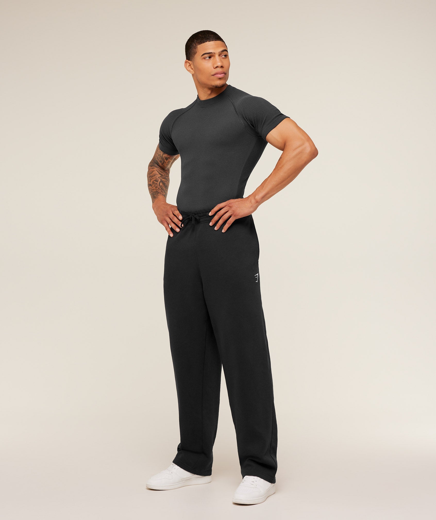 Gymshark Physique T-Shirt - GS Onyx Grey/GS Black