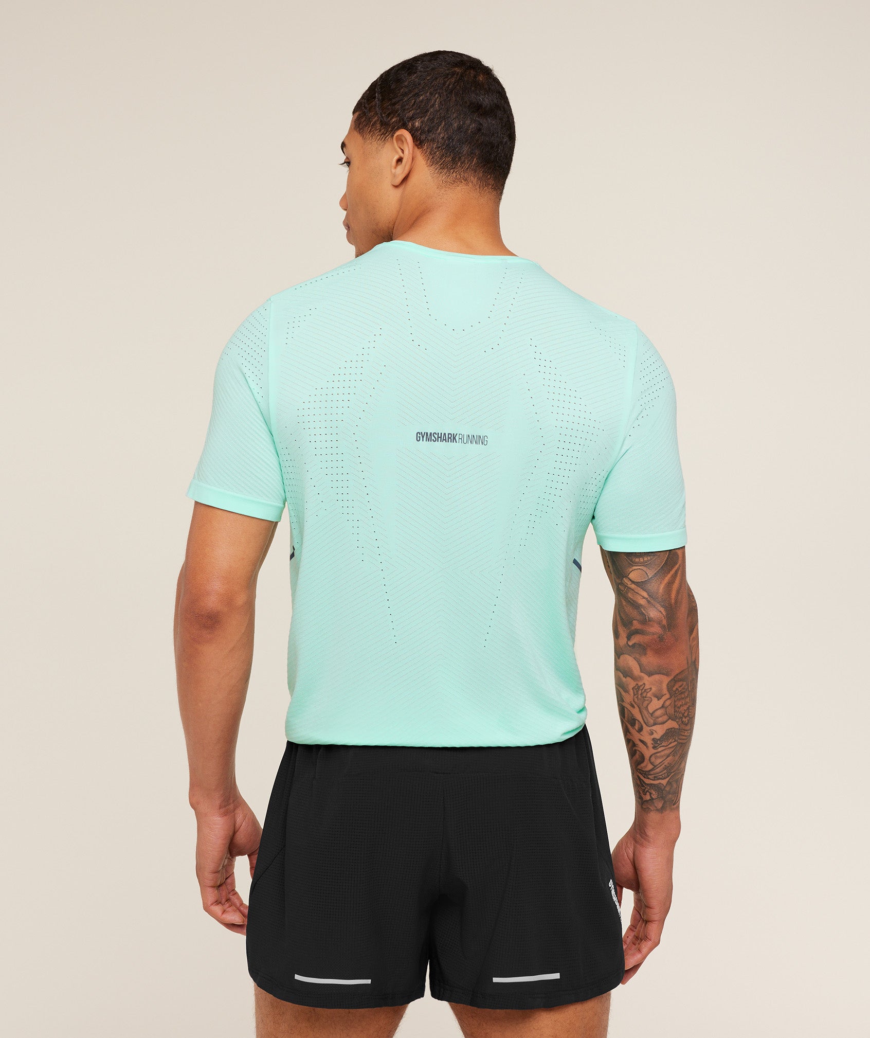 Gymshark Seamless Running T-Shirt - Pop Turquoise