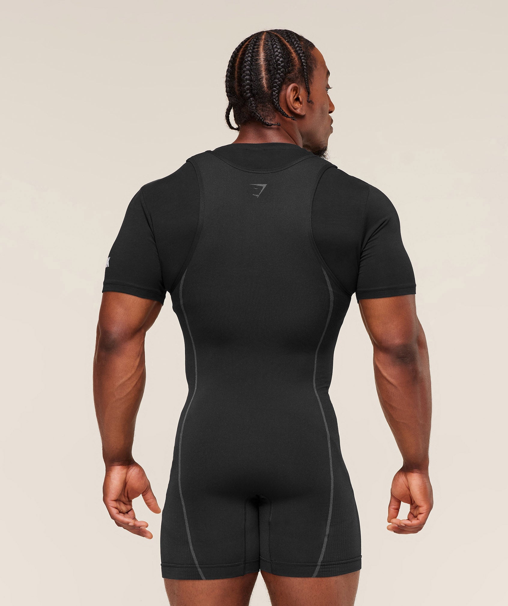 Gymshark Seamless Singlet - Black/Pitch Grey