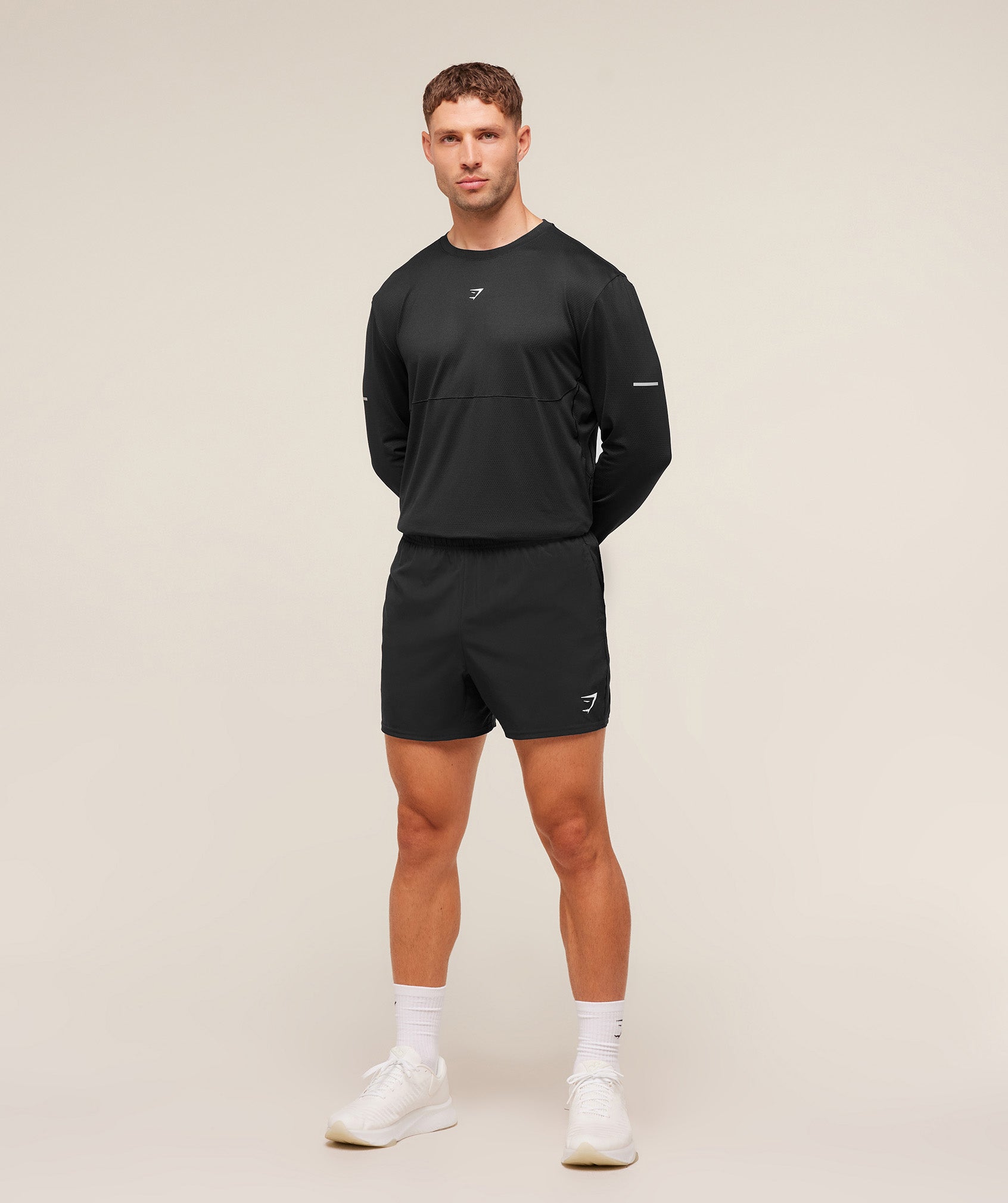 Gymshark Running Long Sleeve T-Shirt - Black